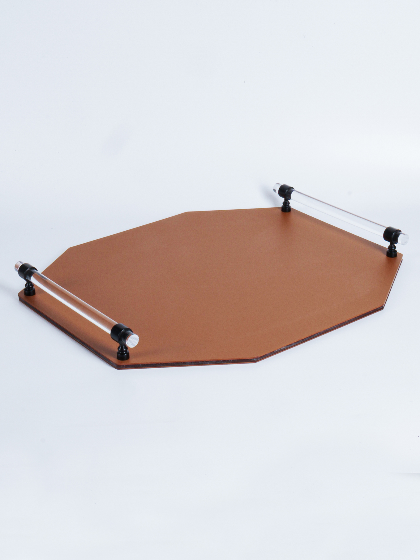  Поднос Linfinito октагон (09-Cognac, Graphite matt) - изображение 3