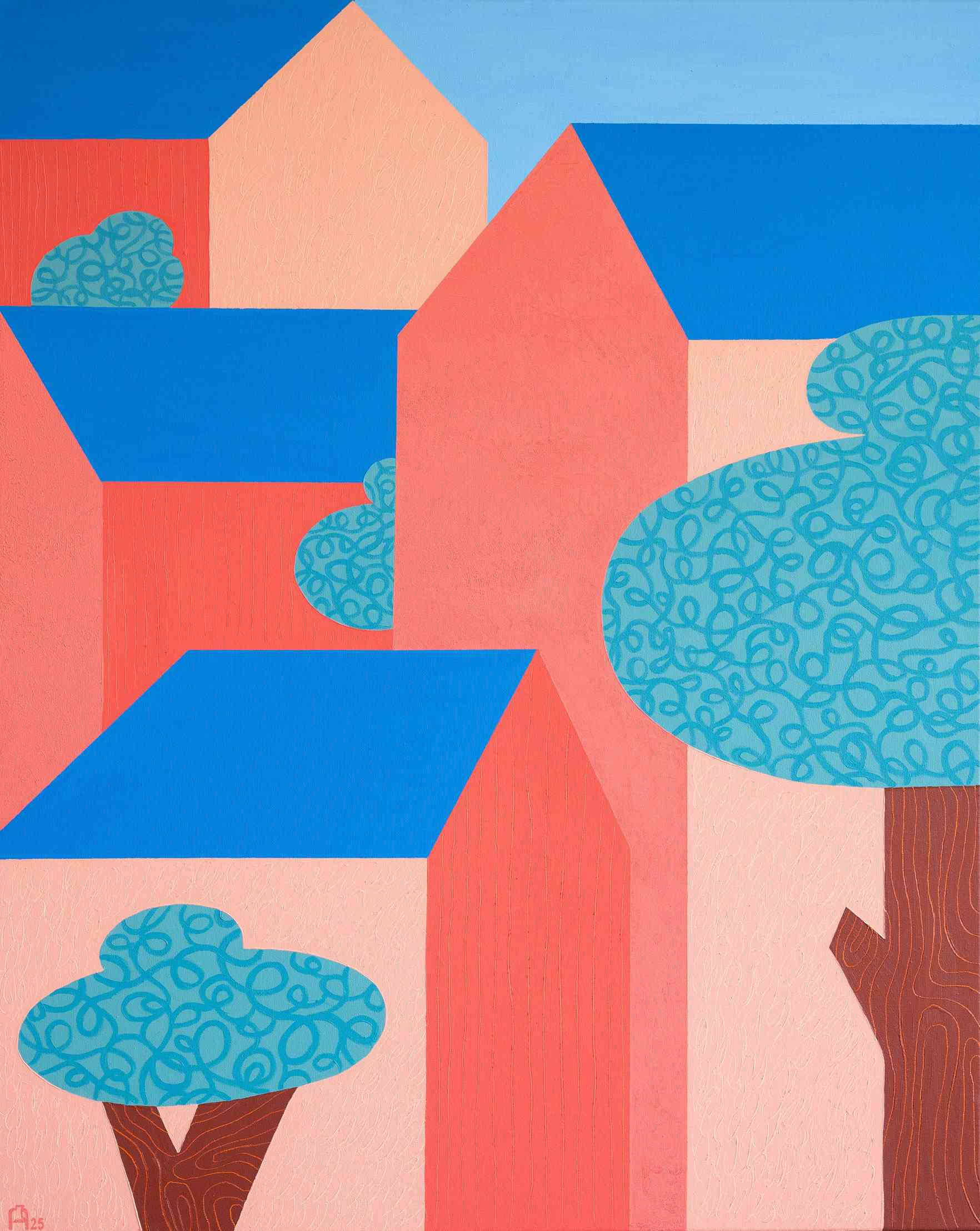 Картина "Геометрия заката" 