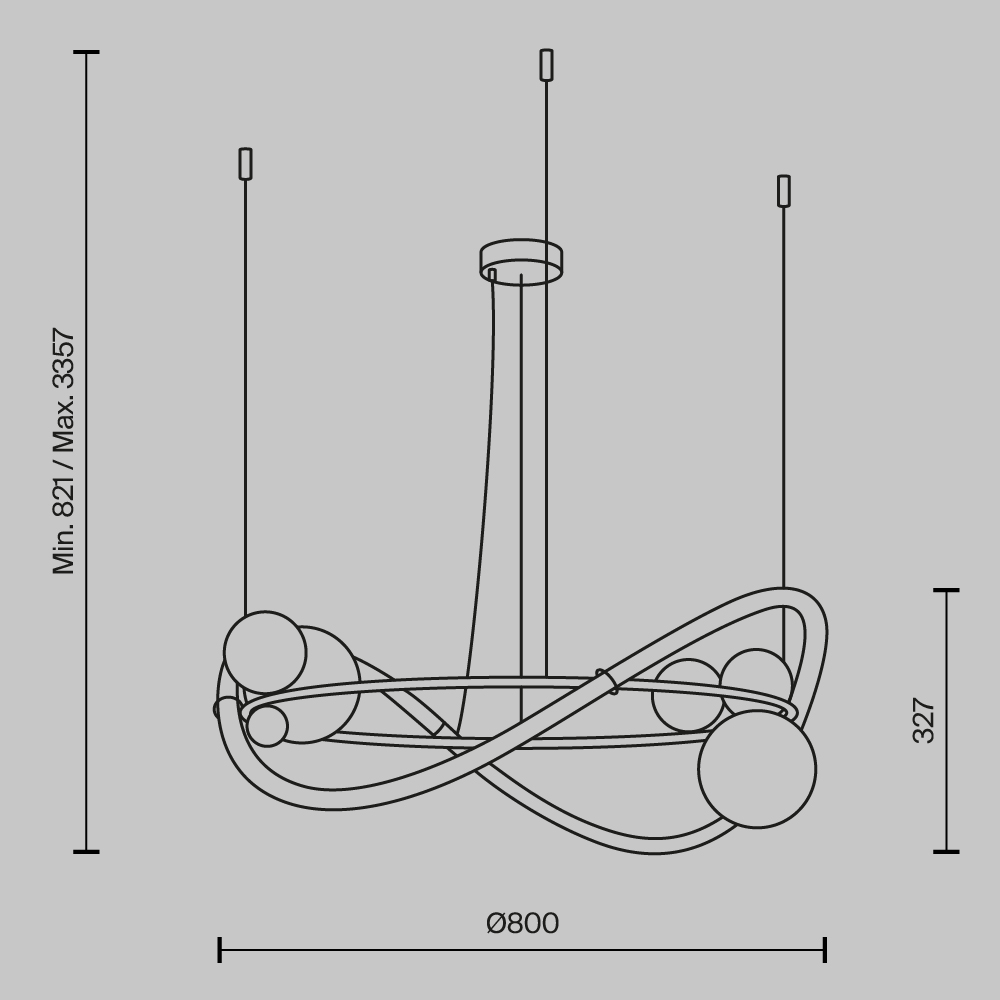 Подвесной светильник Maytoni MOD289PL-L53BS3K - изображение 10