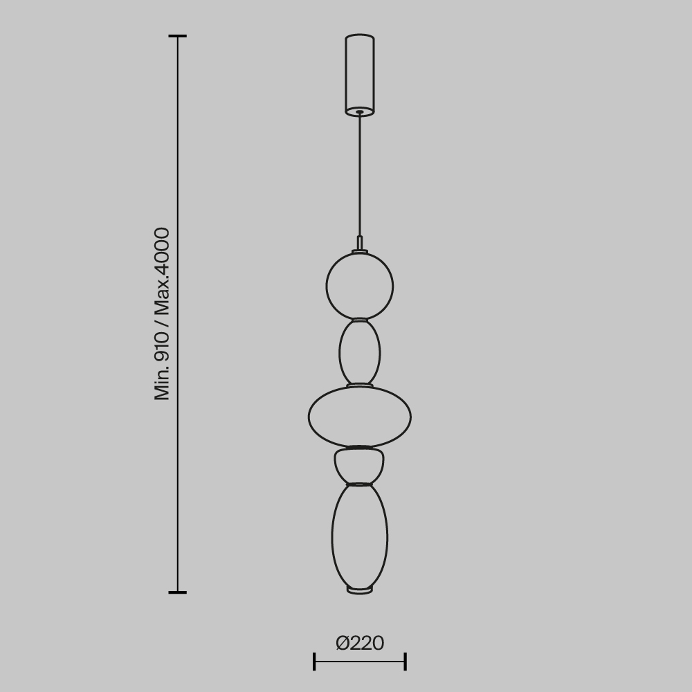 Подвесной светильник Maytoni MOD297PL-L24BS3K1 - изображение 13