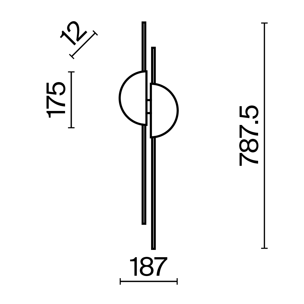 Настенный светильник (бра) Maytoni MOD179WL-L22BS4K - изображение 3