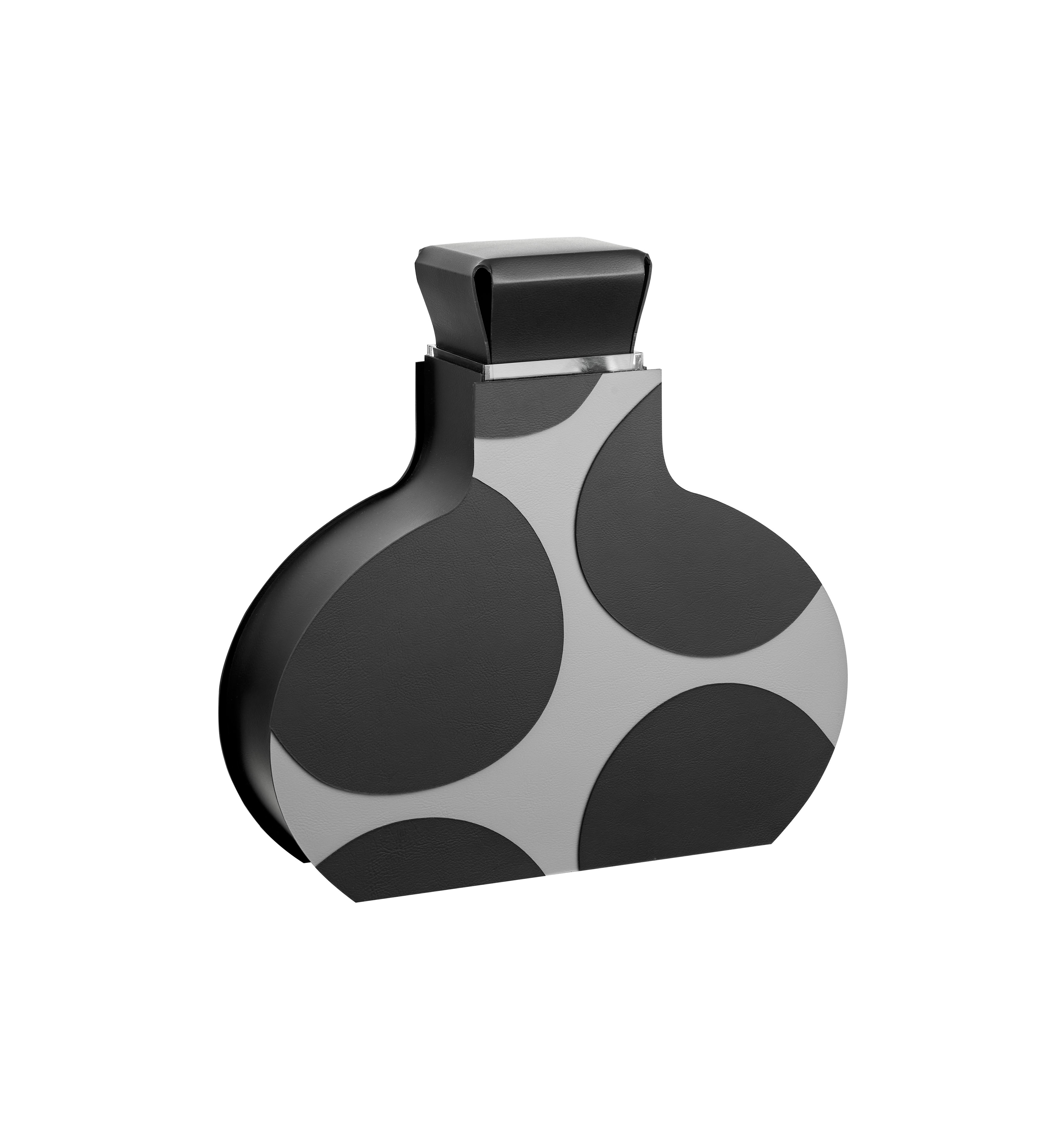 Ваза Otto Mod. 1.1  (01-Black/03-Grey) by ADJ STYLE — дизайнерская мебель, свет и декор Made Sense