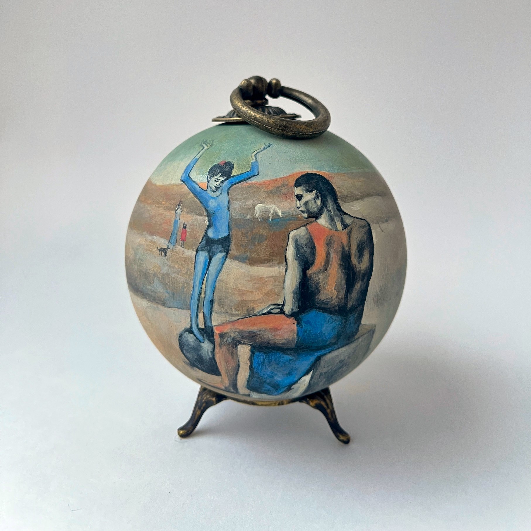 Коллекционный шар по мотивам картины Пабло Пикассо «Девочка на шаре» 