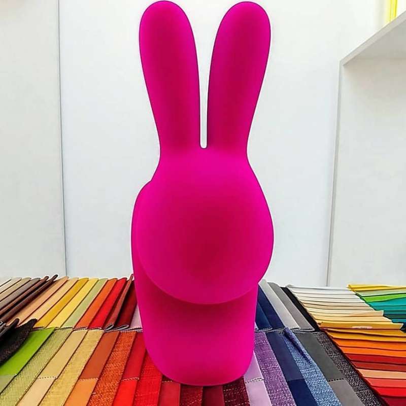 Стул Rabbit Chair Velvet by Qeeboo — дизайнерская мебель, свет и декор Made Sense