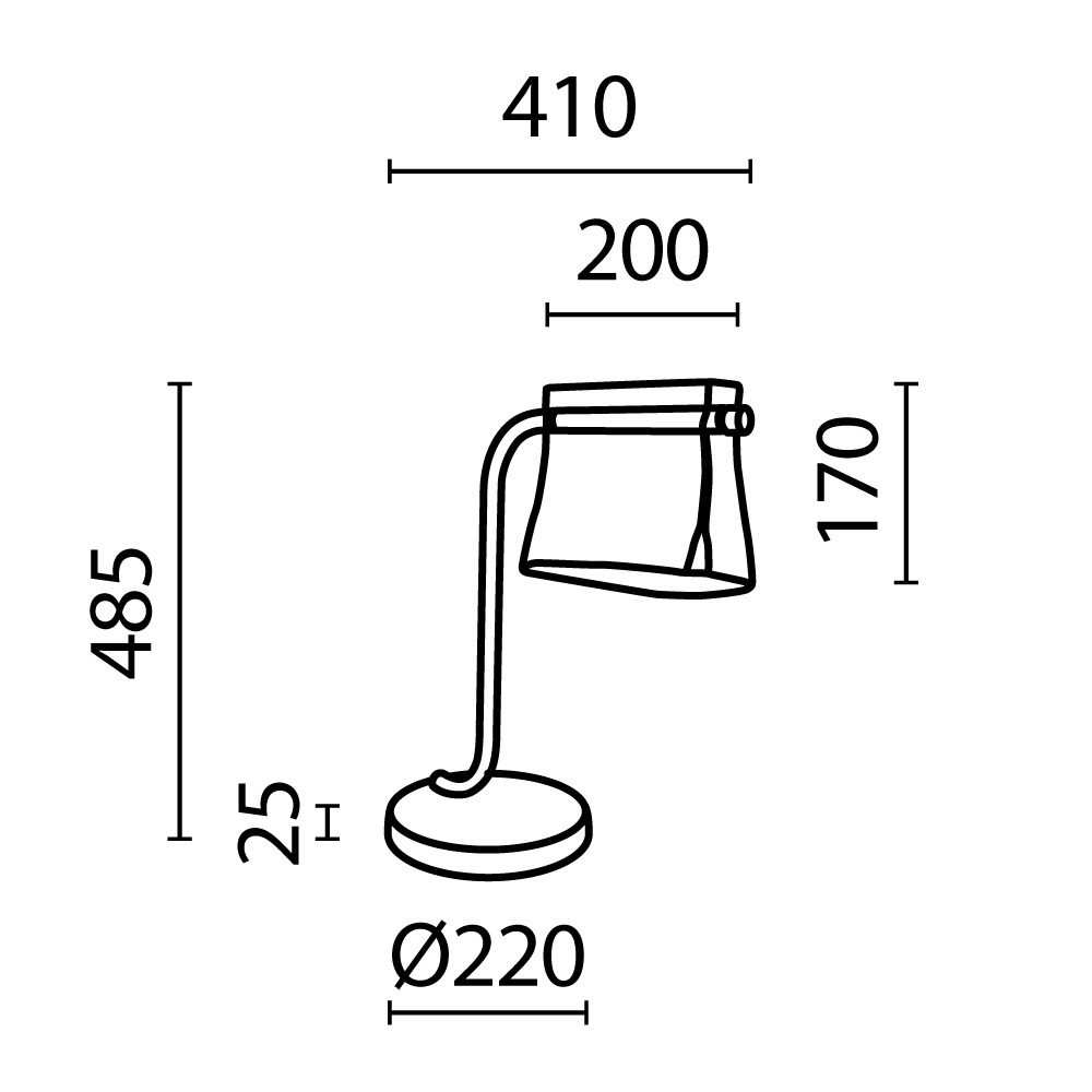 Настольный светильник Maytoni MOD170TL-L8BS3K - изображение 2