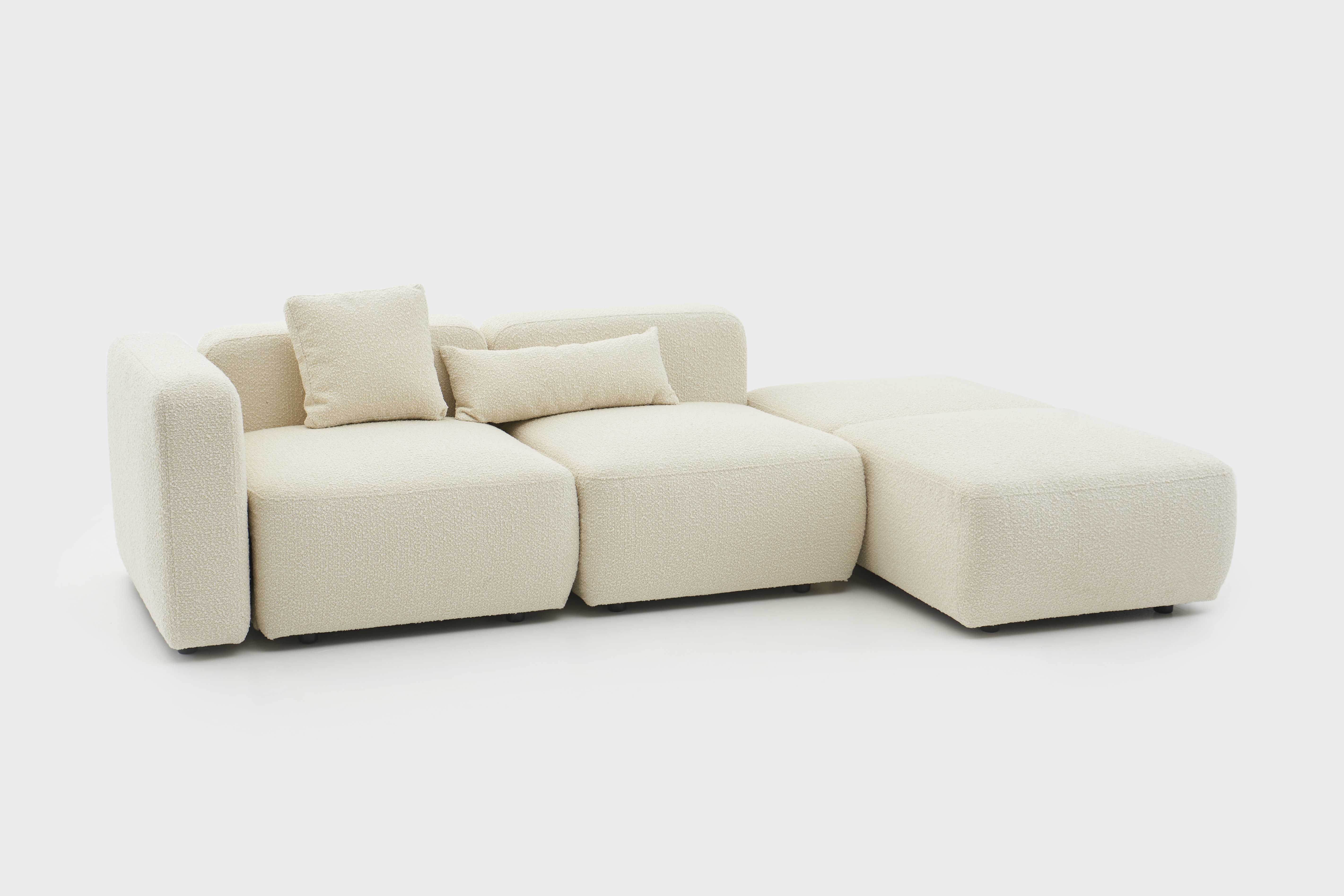 Модульный диван Plus 3 раскладной by Annki studio — дизайнерская мебель, свет и декор Made Sense