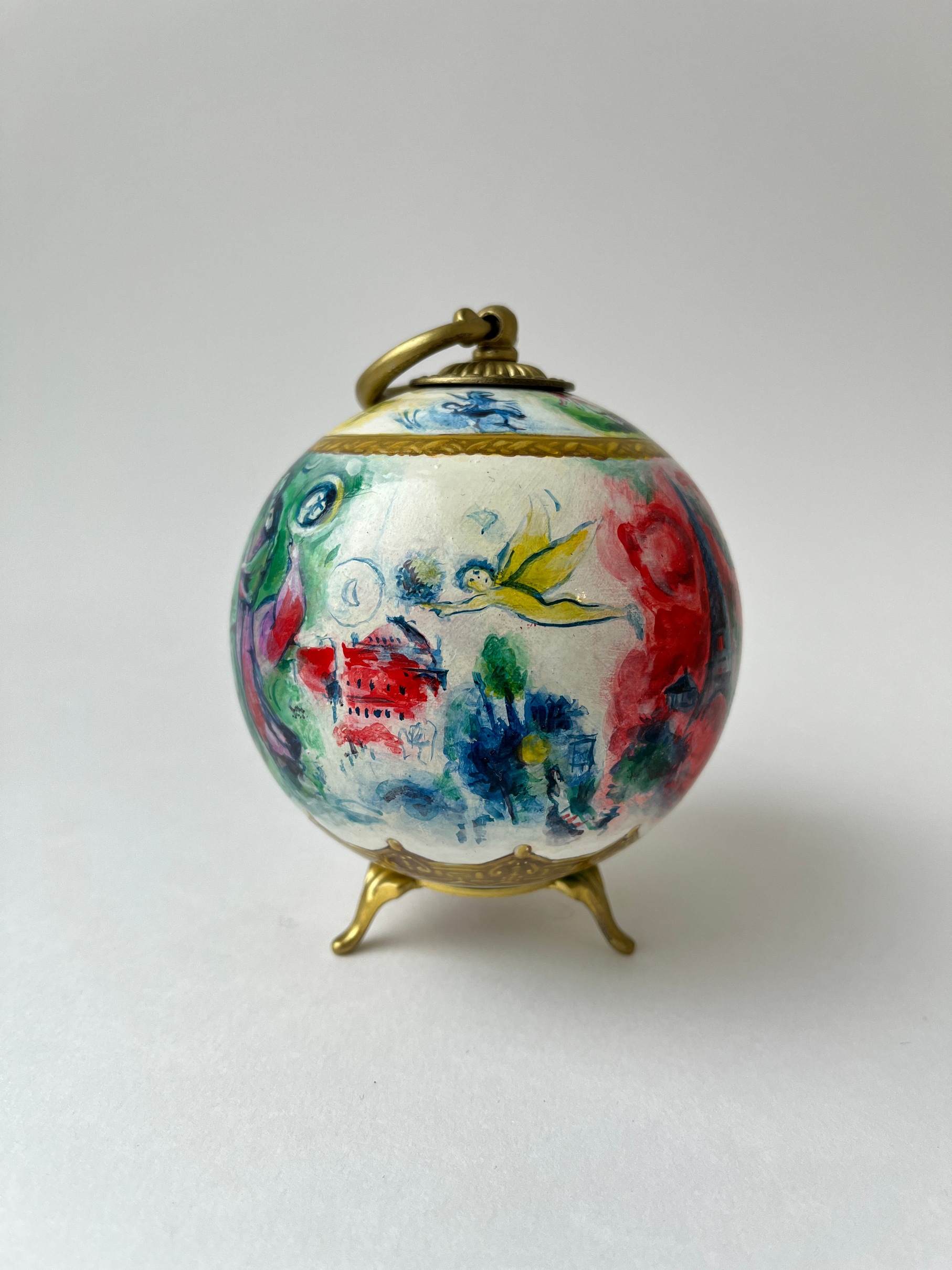 Коллекционный шар по мотивам росписи Марком Шагалом плафона Парижской оперы Гарнье - изображение 3