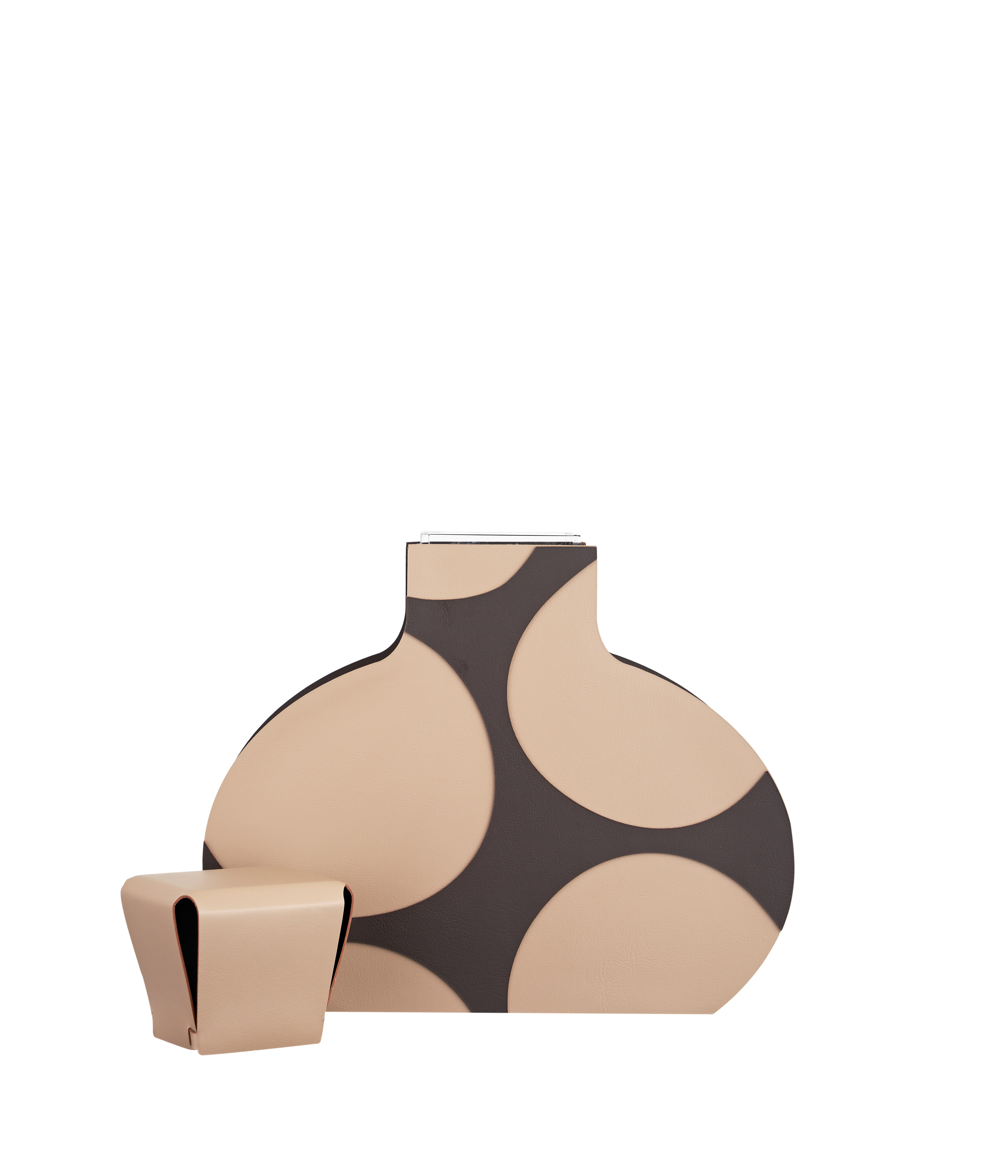 Ваза Otto Mod. 1.1  (04-Cappuccino/06-Chocolate) by ADJ STYLE — дизайнерская мебель, свет и декор Made Sense