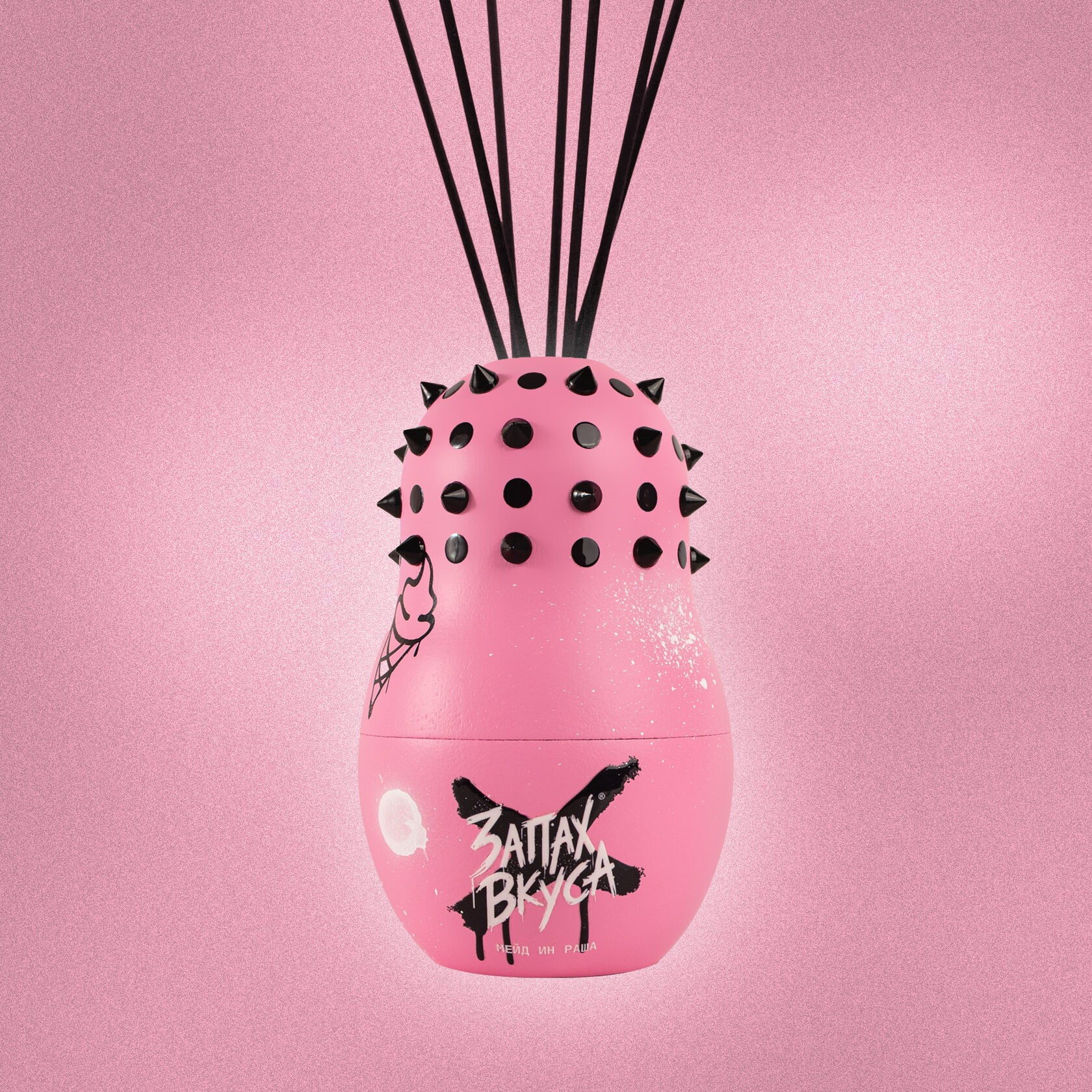 Кейс-матрёшка «Пинки» + флакон с ароматом 100 мл