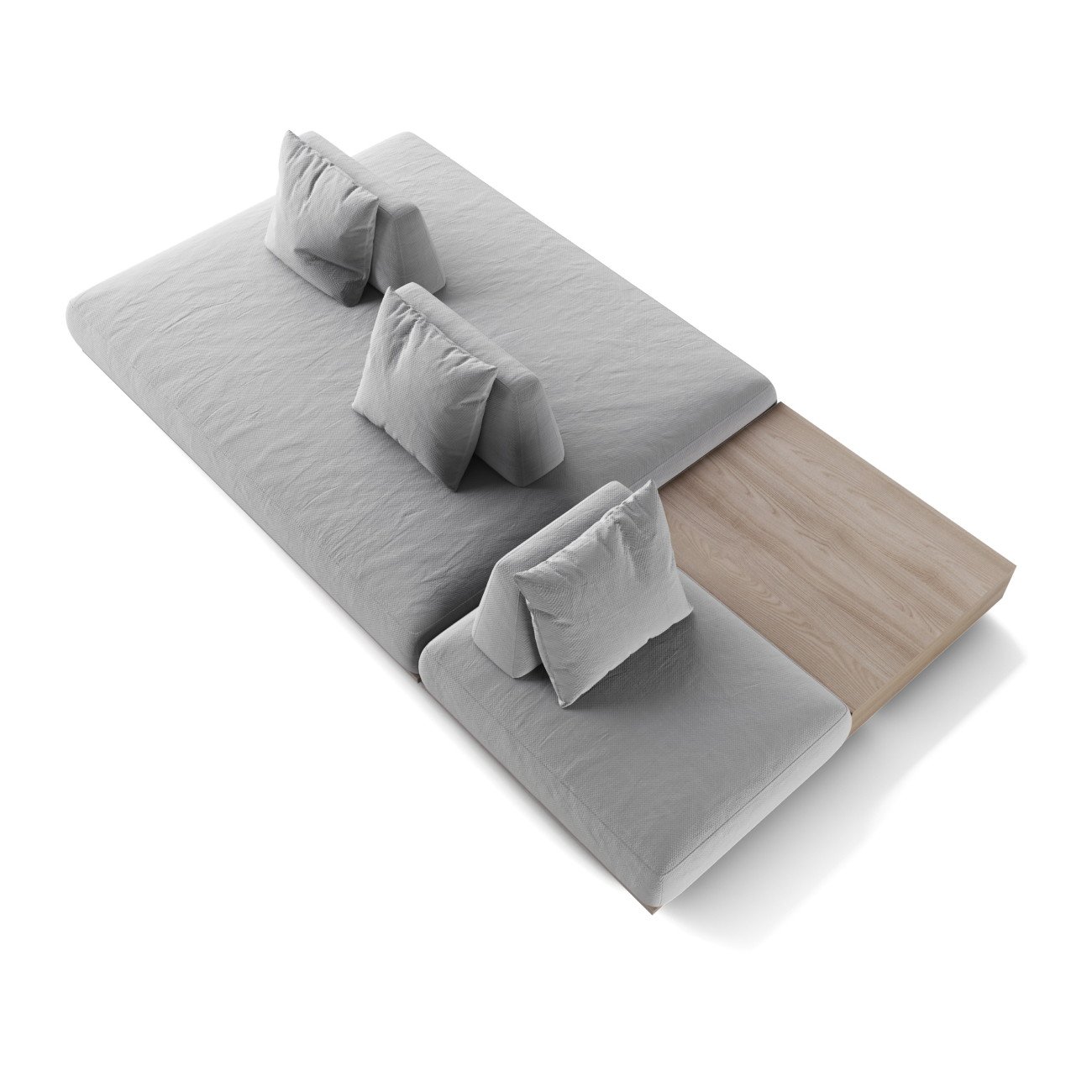 Модульный панорамный диван FLAT SOFA by BY FURNITURE — дизайнерская мебель, свет и декор Made Sense