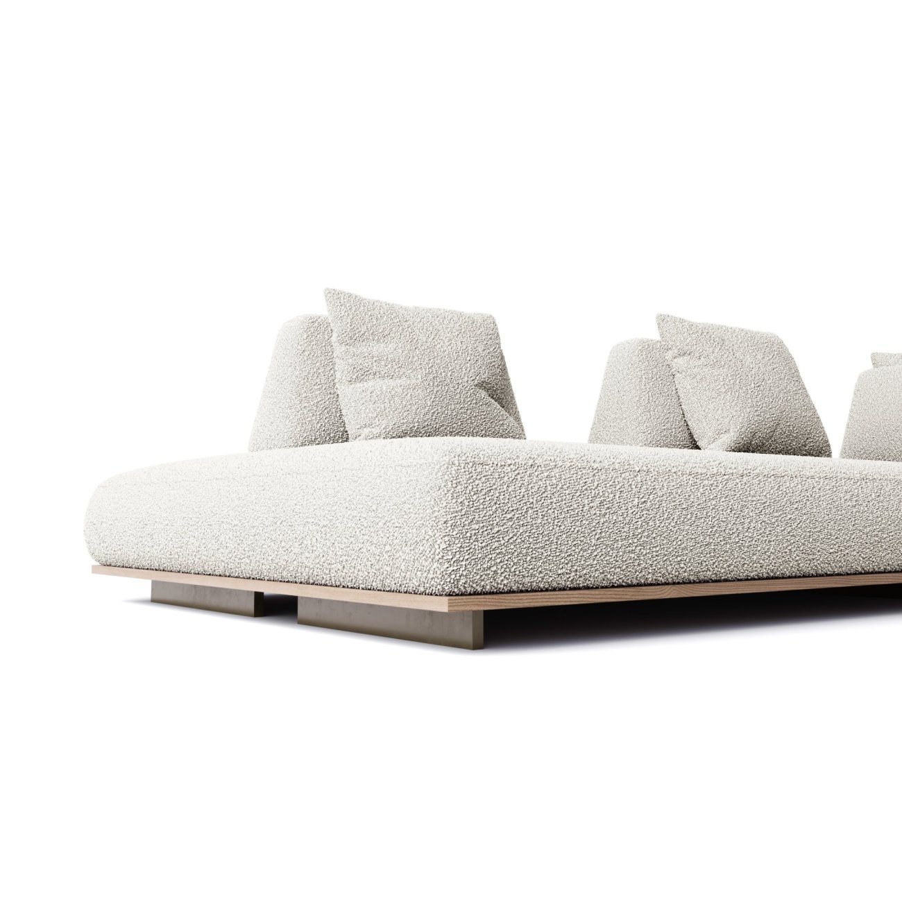 Модульный панорамный диван FLAT SOFA by BY FURNITURE — дизайнерская мебель, свет и декор Made Sense