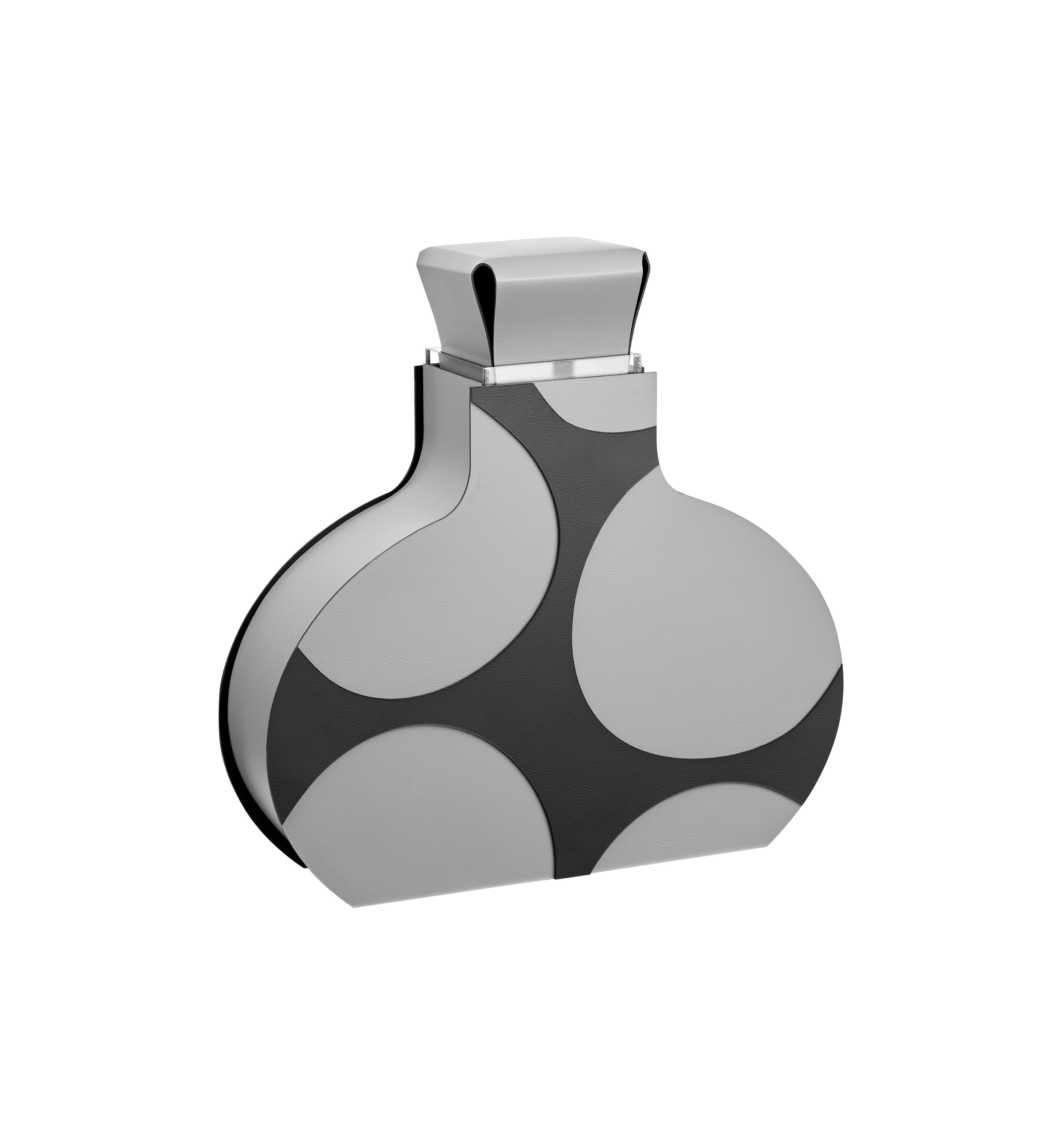 Ваза Otto Mod. 1.1  (01-Black/03-Grey) by ADJ STYLE — дизайнерская мебель, свет и декор Made Sense