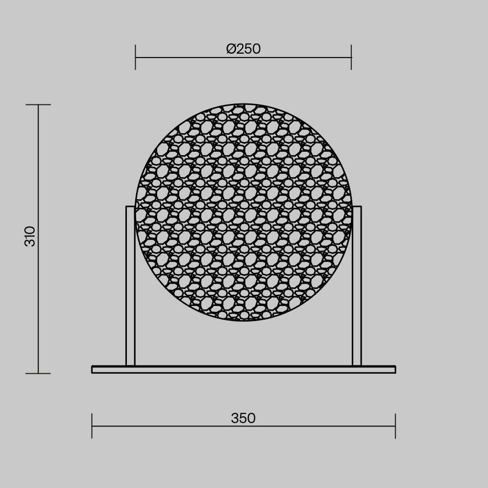 Настольный светильник Maytoni MOD387TL-L8CH3K by Maytoni — дизайнерская мебель, свет и декор Made Sense