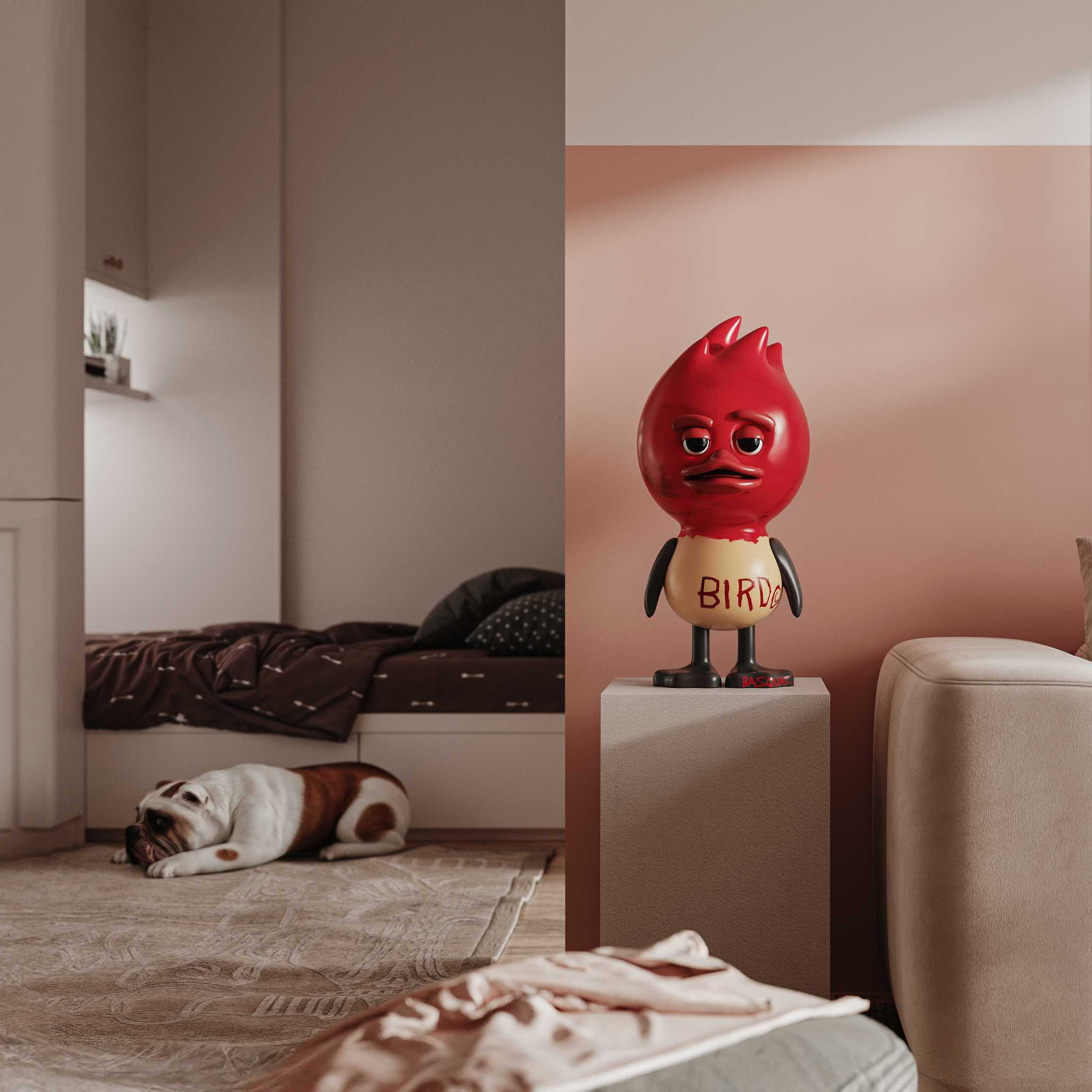 TUD x Jean-Michel Basquiat red by TUD TOY — дизайнерская мебель, свет и декор Made Sense