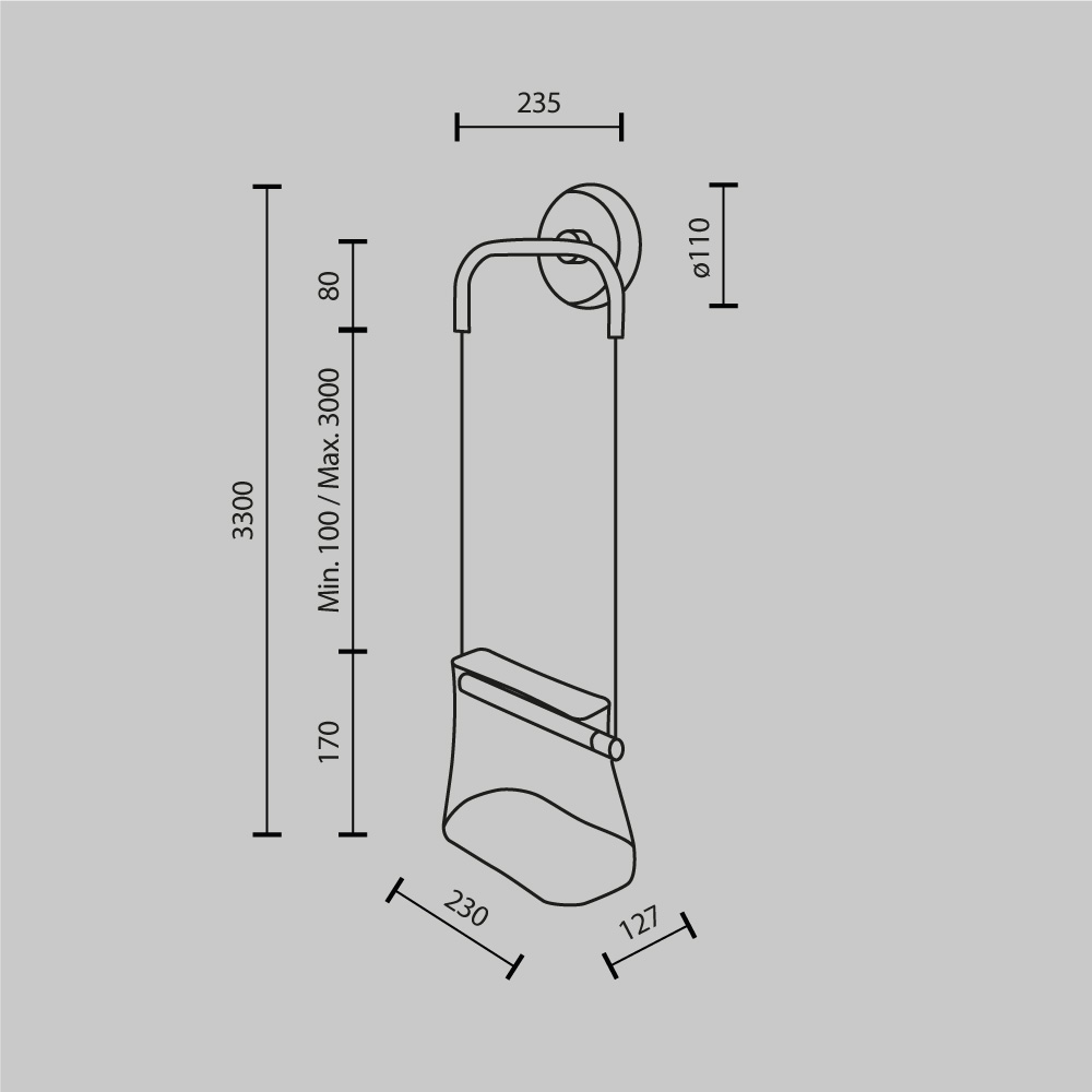 Настенный светильник (бра) Maytoni MOD170WL-L8BS3K1 - изображение 13