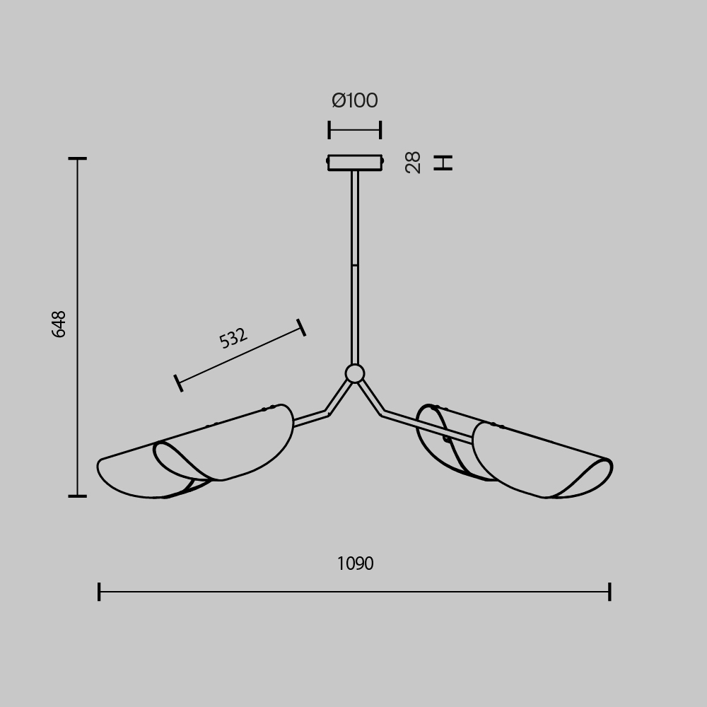 Подвесной светильник Maytoni MOD225PL-04B - изображение 12