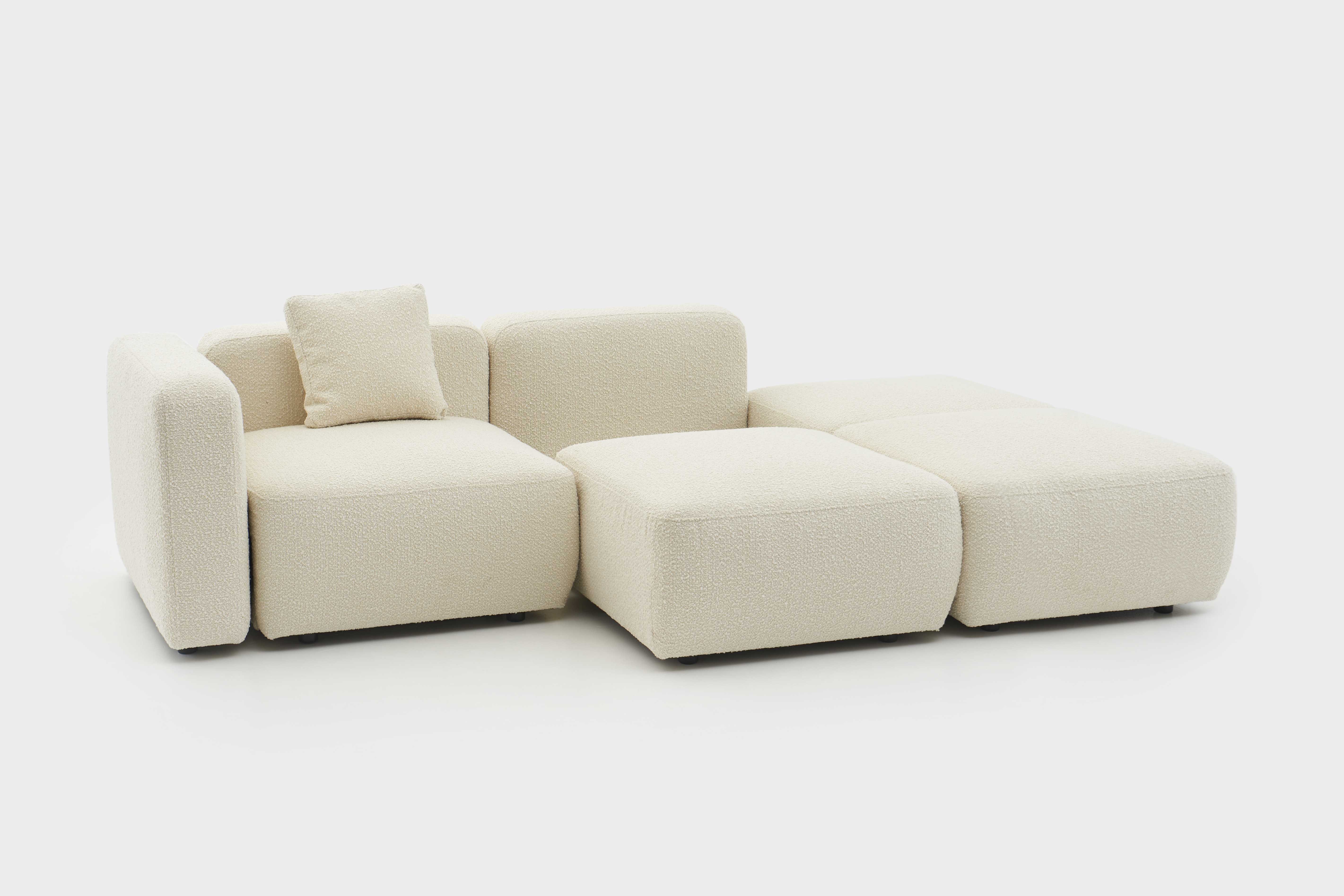 Модульный диван Plus 3 раскладной by Annki studio — дизайнерская мебель, свет и декор Made Sense