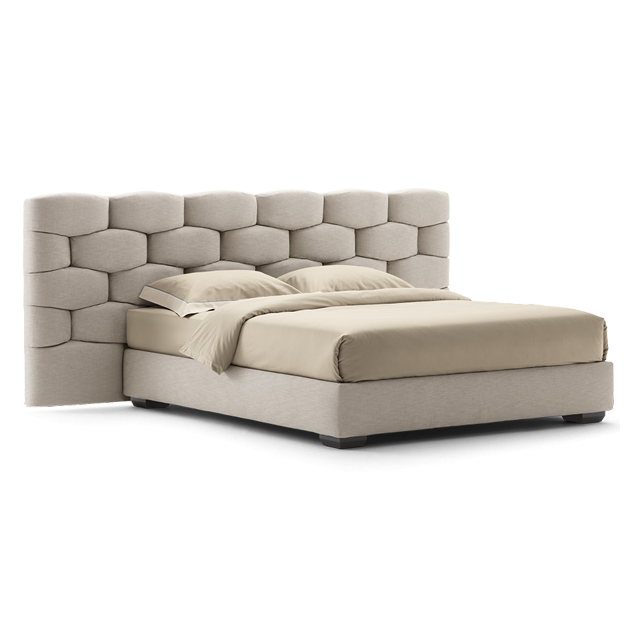 Кровать Majal Wide Headboard by FLOU — дизайнерская мебель, свет и декор Made Sense