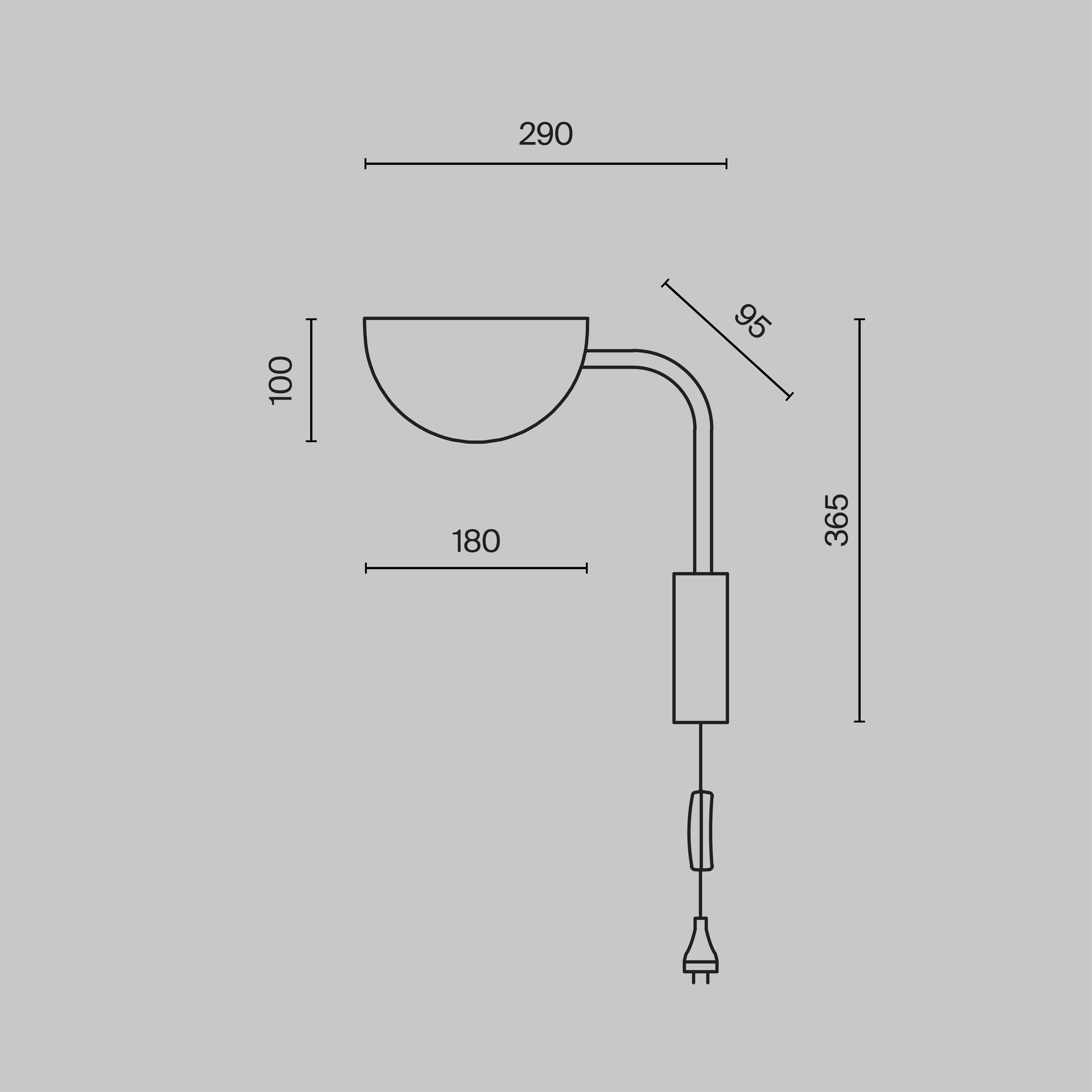 Настенный светильник (бра) Maytoni MOD126WL-01B - изображение 11