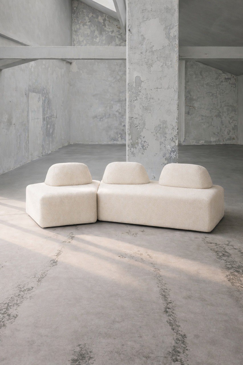 Диван Asymmetric sofa by VINCENTE — дизайнерская мебель, свет и декор Made Sense