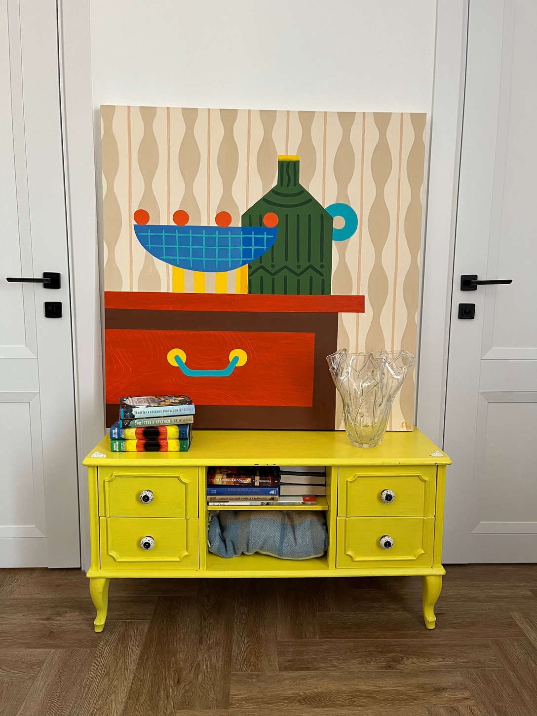 Картина "Вазы на комоде" - изображение 1