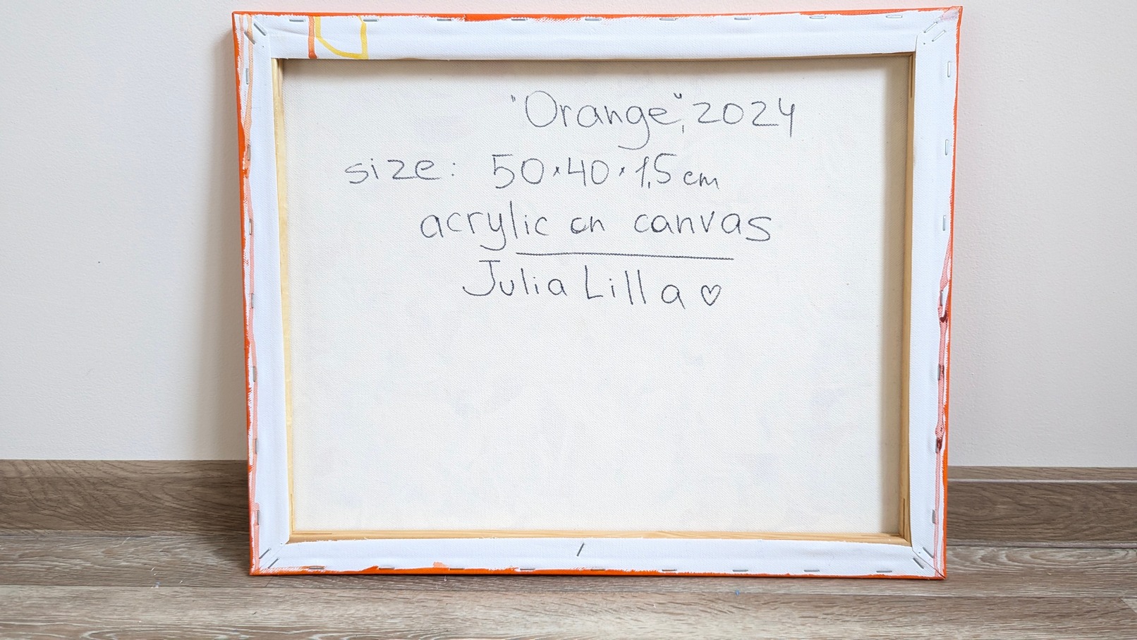 Картина "Оранжевая" - изображение 6