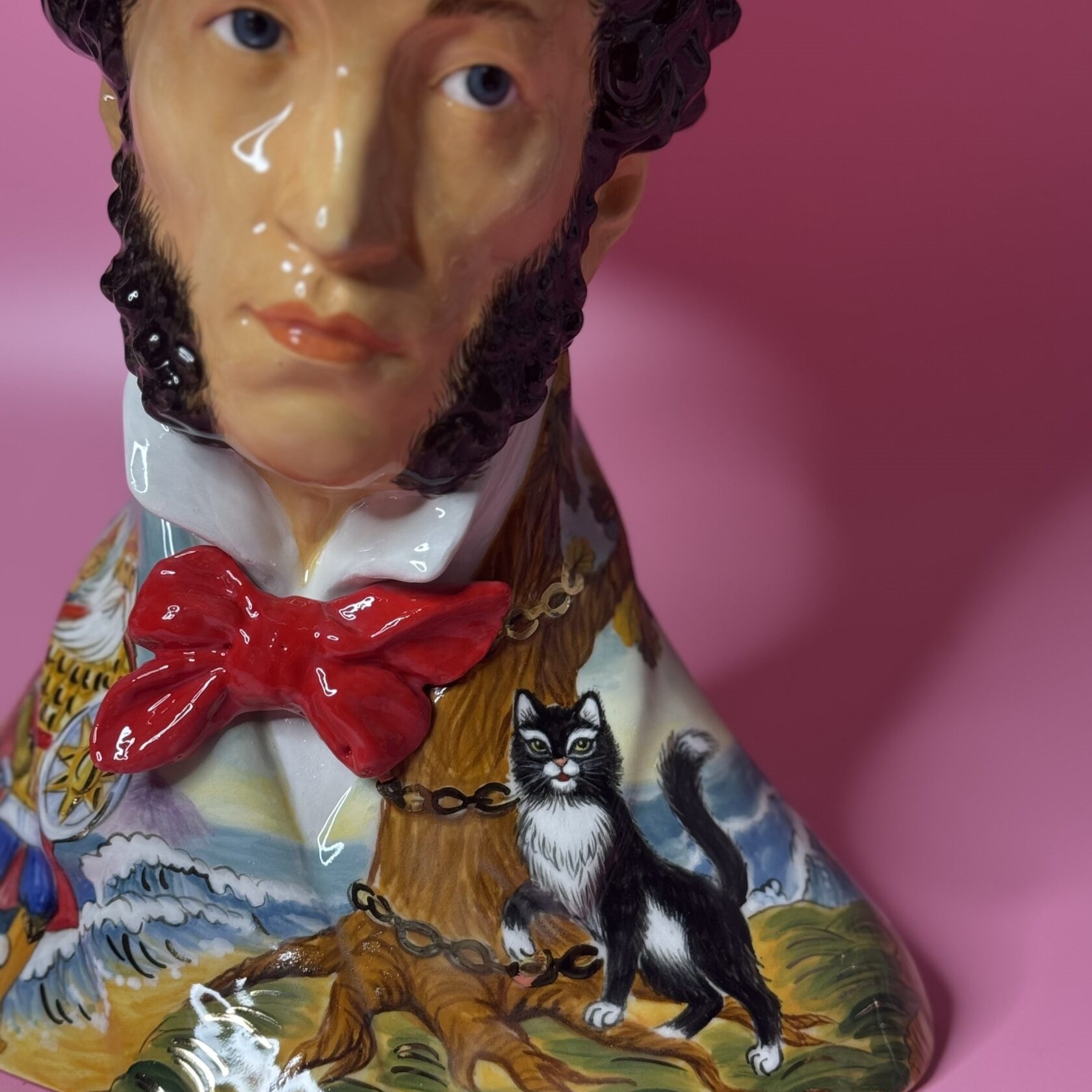 Настольная лампа Пушкин "Черный кот ученый" - изображение 2