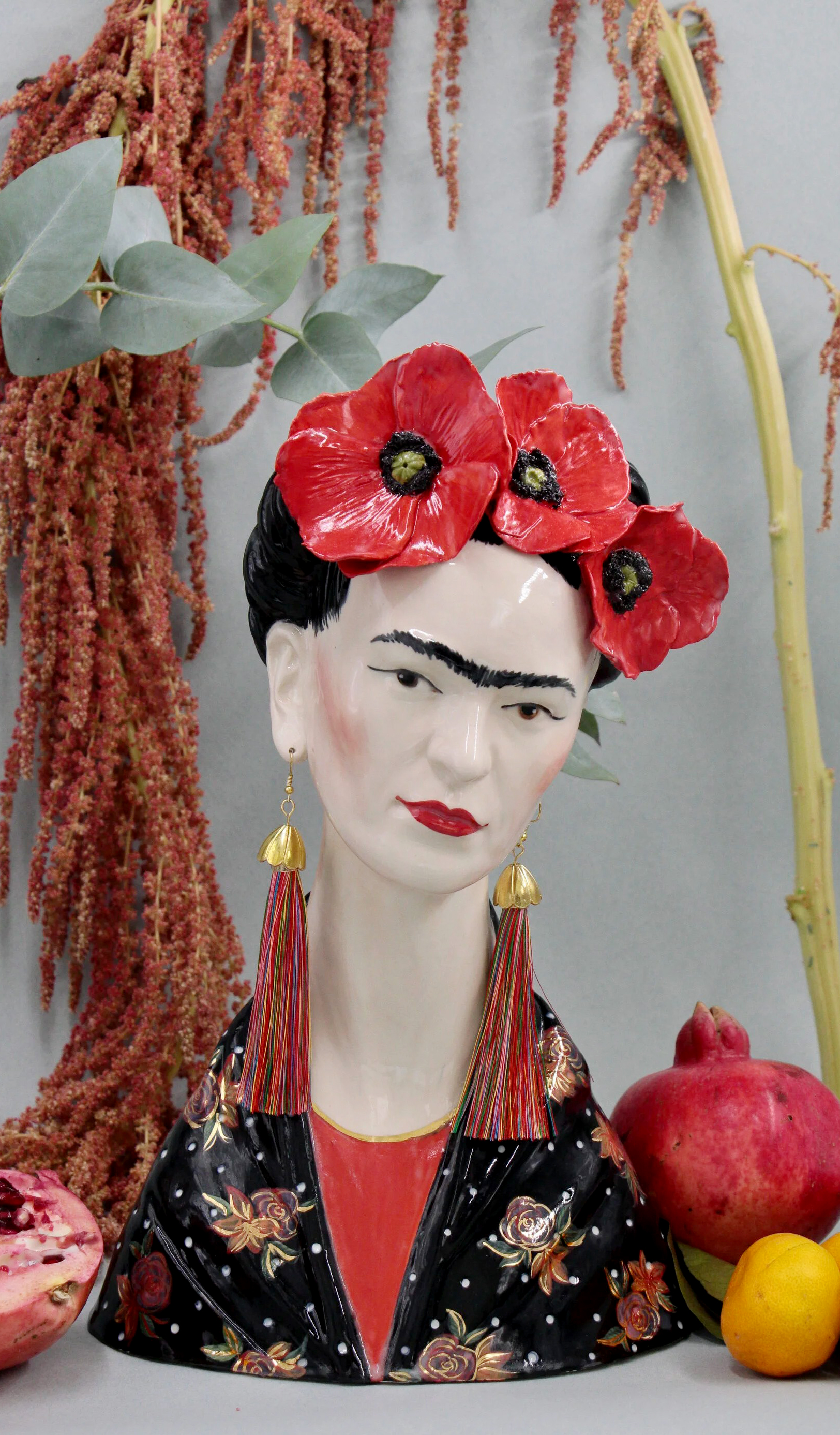Ваза Фрида Маковая by LeTi.ceramics — дизайнерская мебель, свет и декор Made Sense