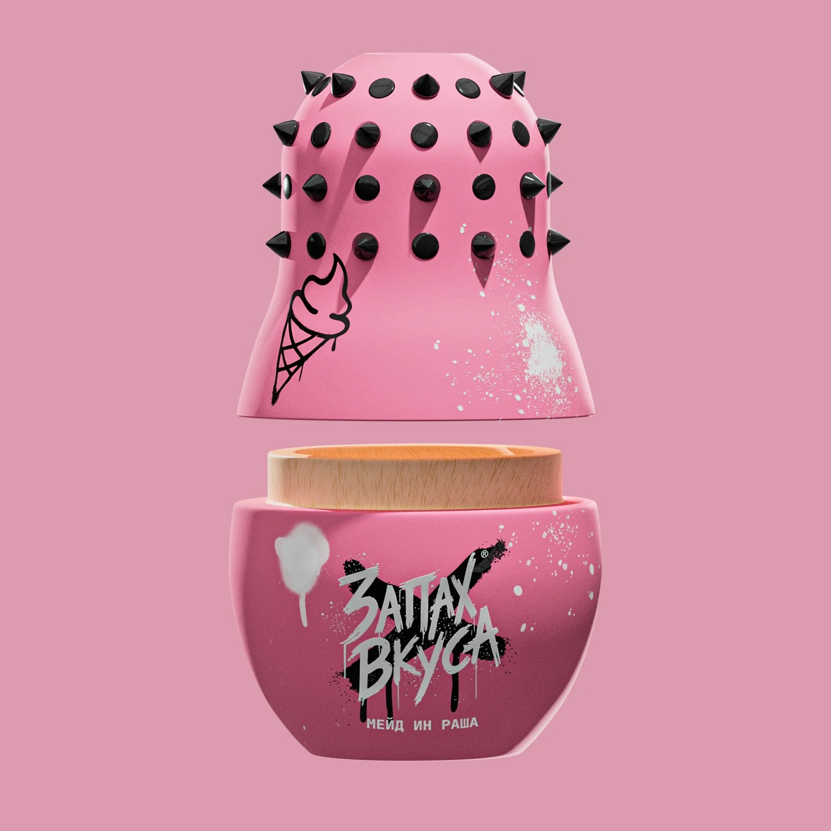 Кейс-матрёшка «Пинки» + флакон с ароматом 100 мл - изображение 2