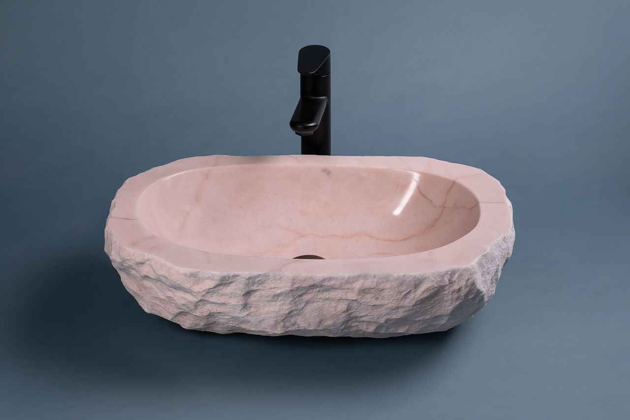 Раковина Розовый мрамор by Ringstone — дизайнерская мебель, свет и декор Made Sense