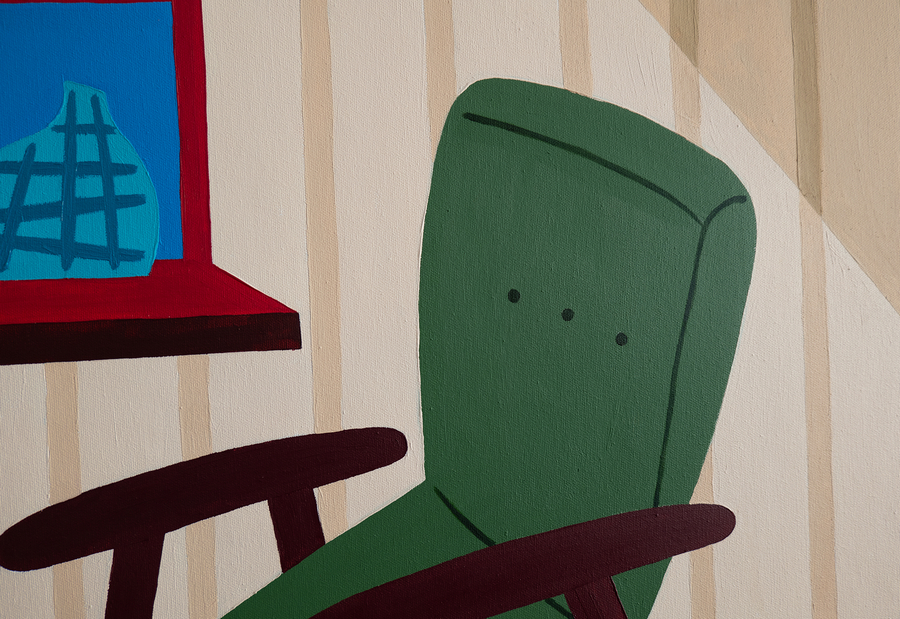 Картина "Лучи уюта в тишине. Конец рабочего дня." - изображение 2