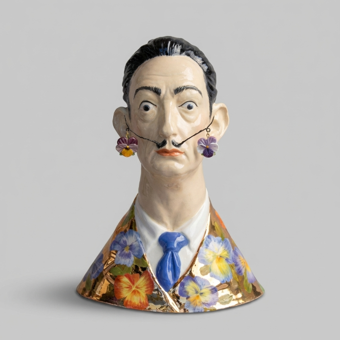 Ваза Сальвадор "Анютины глазки" 