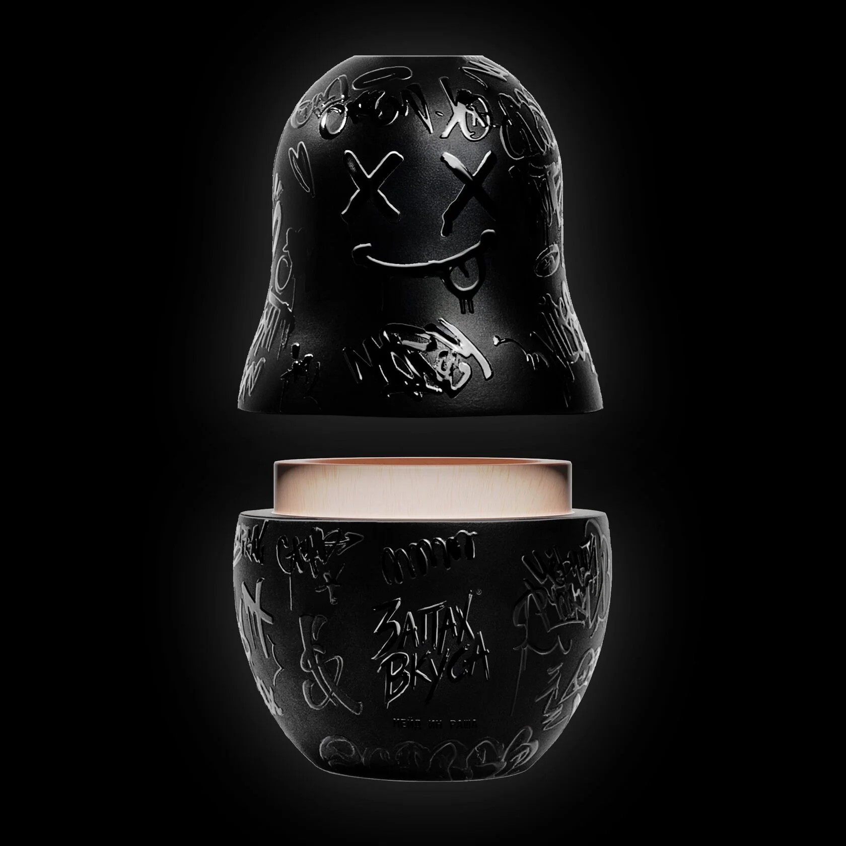 Кейс-матрёшка «Чёрный русский» + флакон с ароматом 300 мл - изображение 2