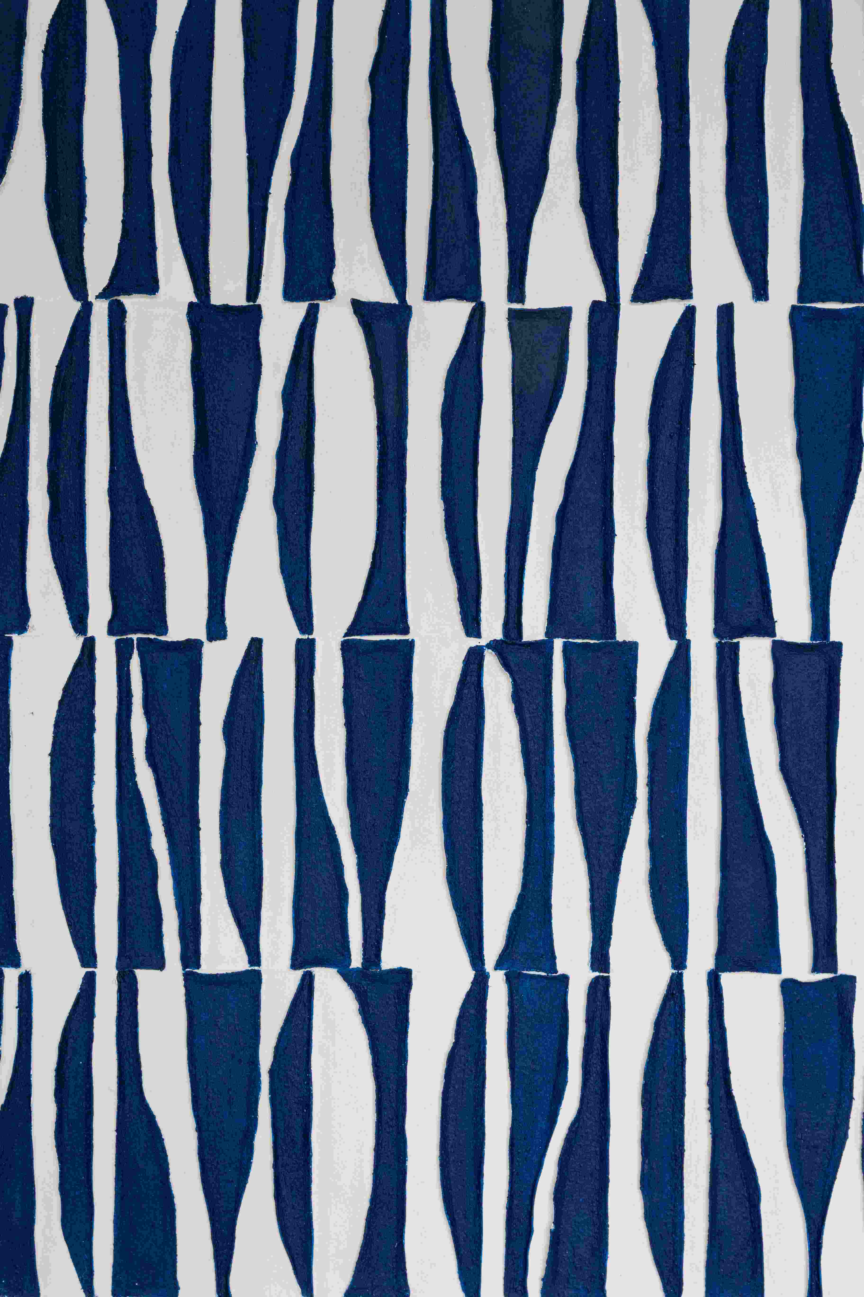 Панно "Танец сине-белый" 