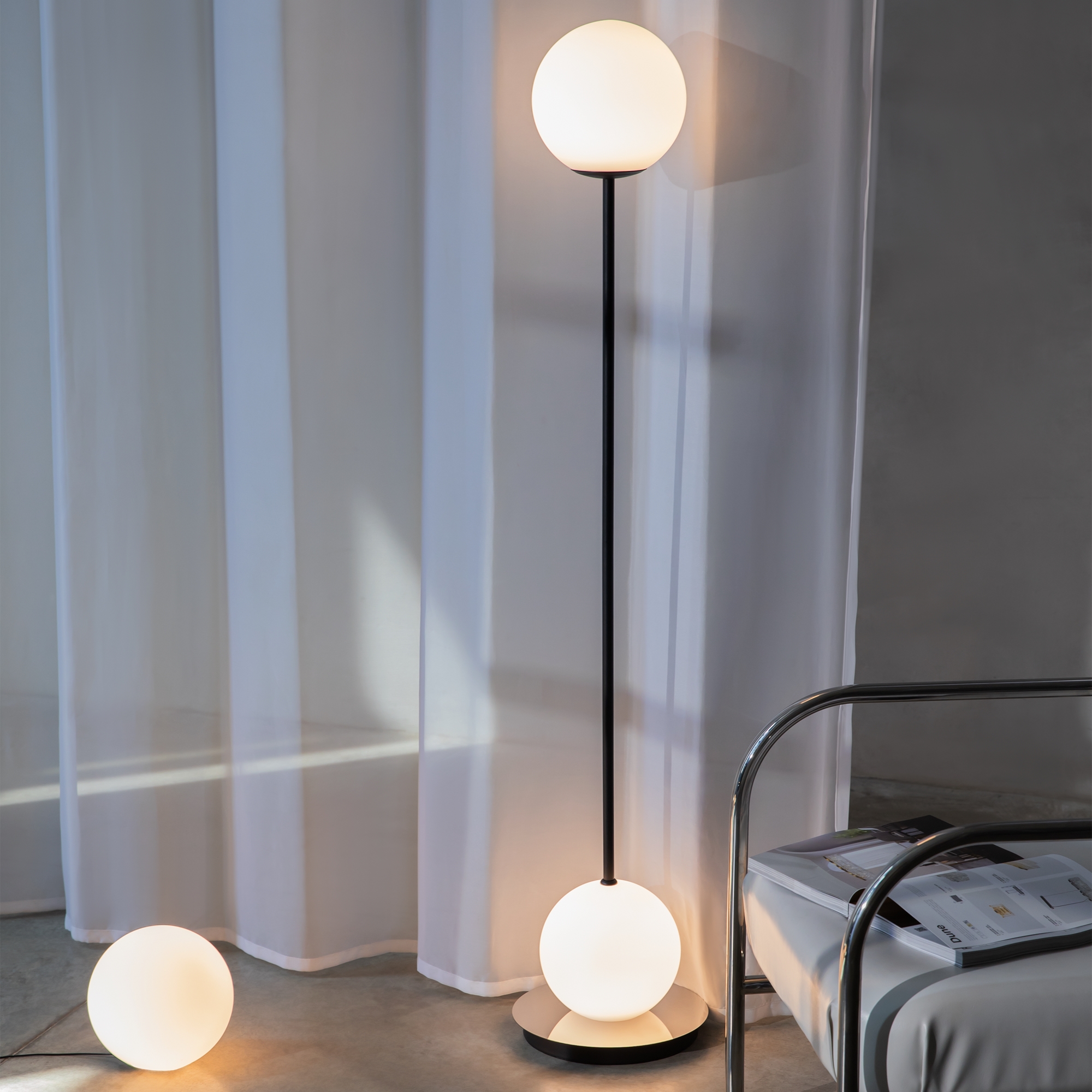 Напольный светильник (торшер) Maytoni MOD427FL-L20B3K - изображение 7