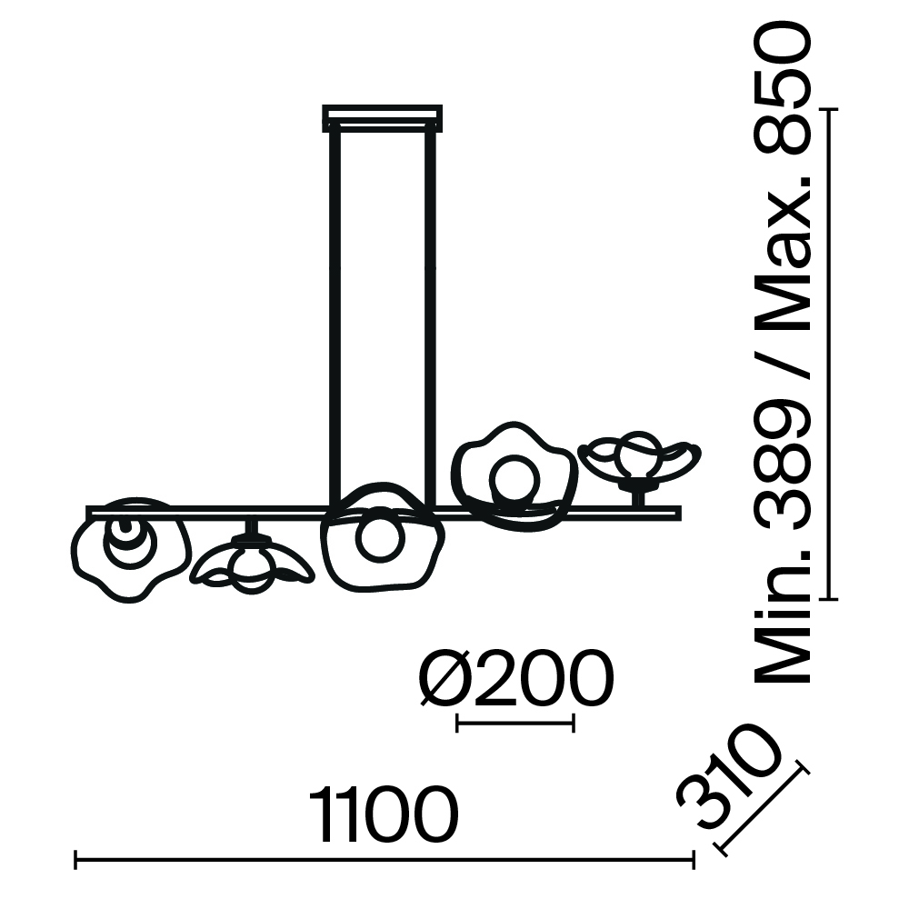 Подвесной светильник Maytoni MOD207PL-05BS - изображение 8