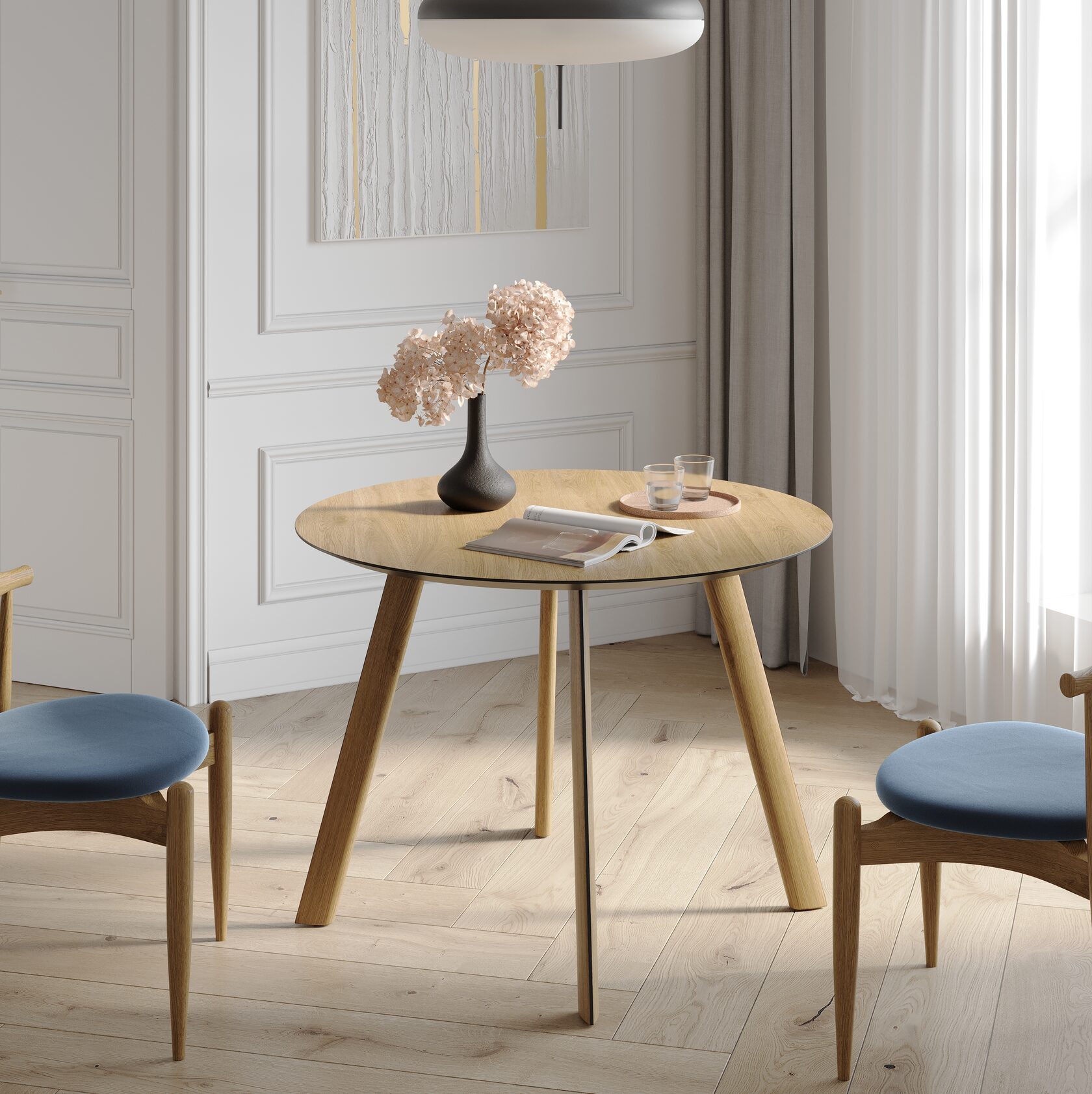 Обеденный стол BRASKO круглый - изображение 4