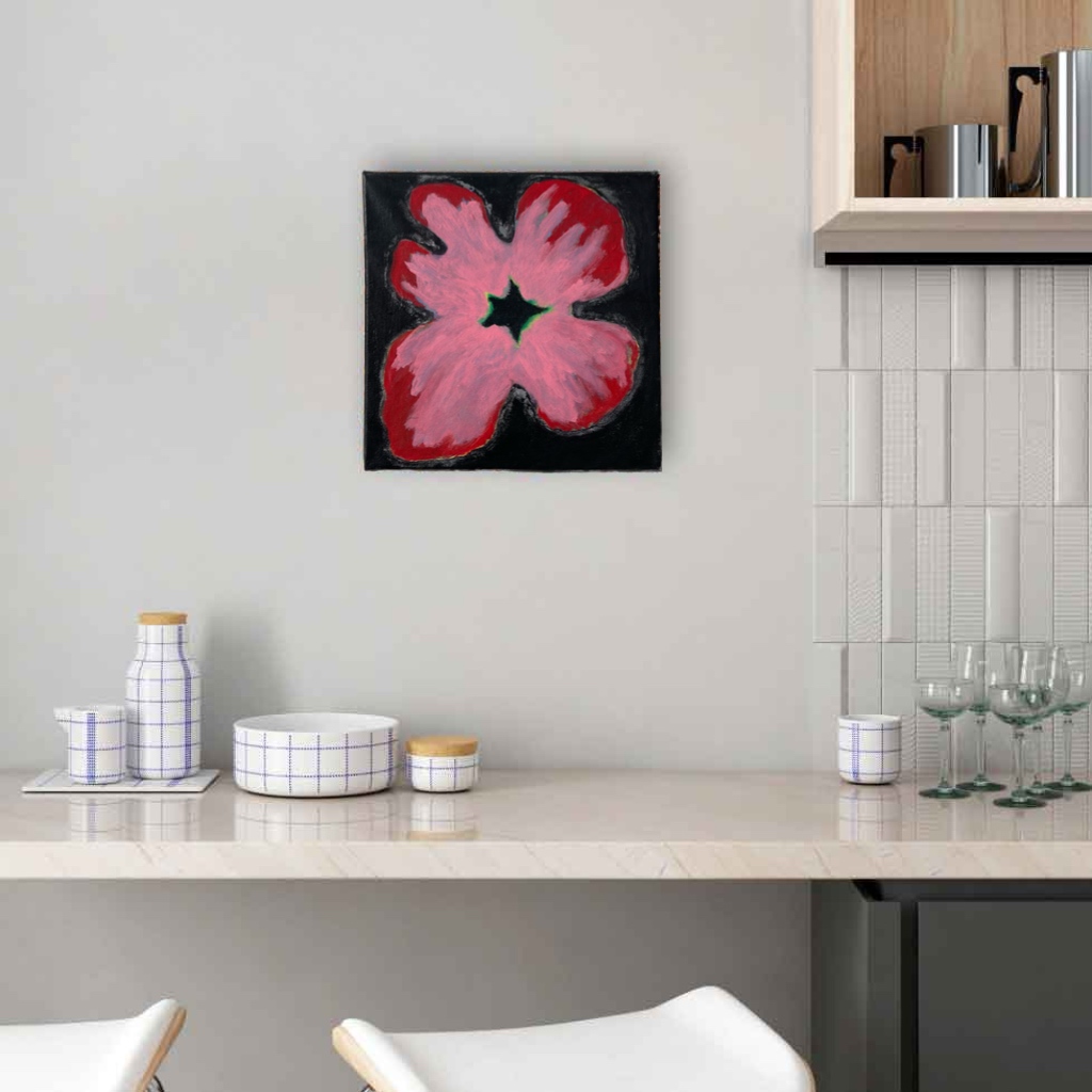 Картина FLOWER ON THE WALL by Александра Мееровская — дизайнерская мебель, свет и декор Made Sense