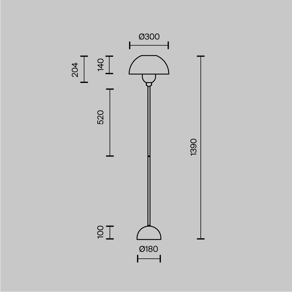 Напольный светильник (торшер) Maytoni MOD177FL-01B - изображение 14