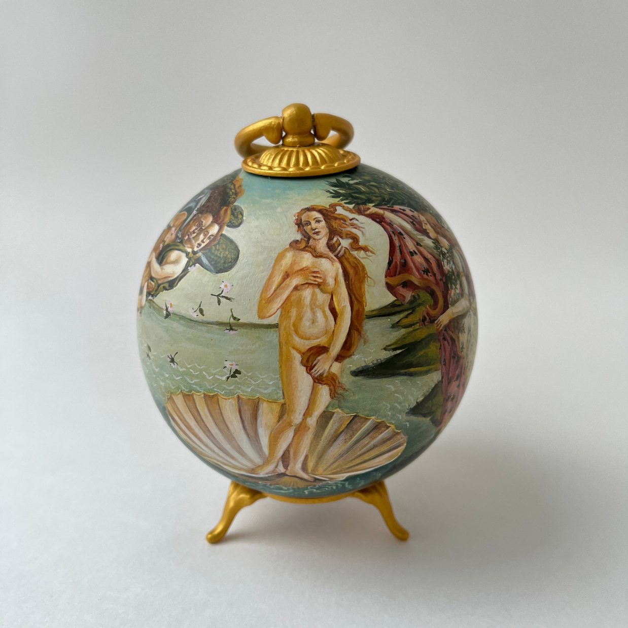 Коллекционный шар по мотивам картины Сандро Боттичелли «Рождение Венеры» 1485 