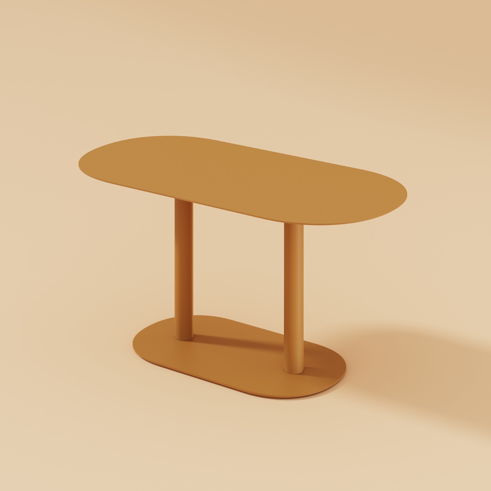 Большой стол МОНО эллипс 