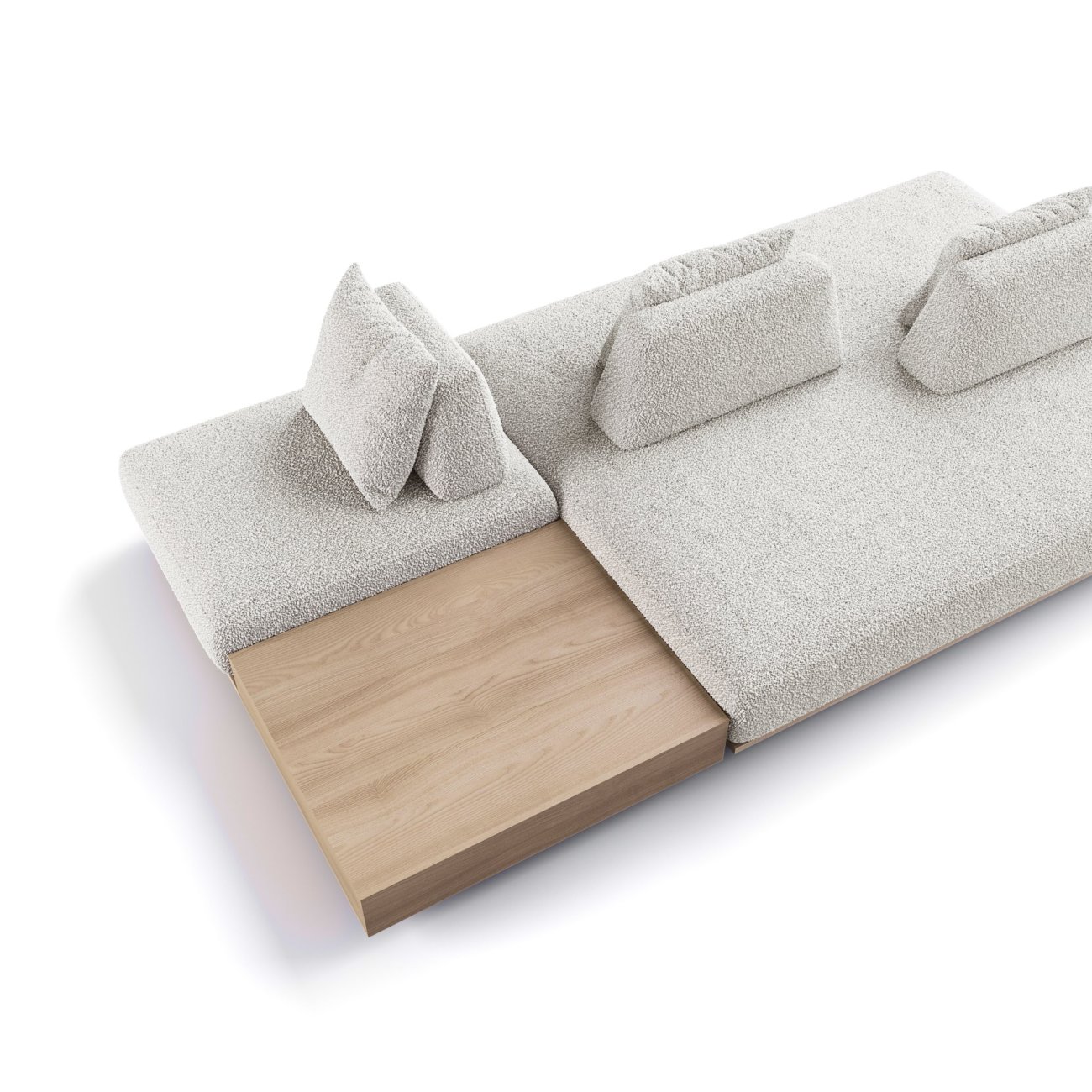 Модульный панорамный диван FLAT SOFA by BY FURNITURE — дизайнерская мебель, свет и декор Made Sense