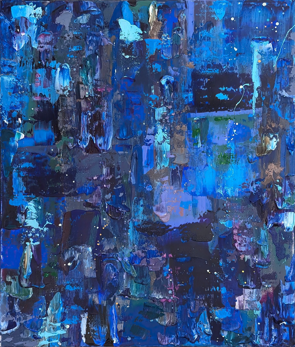 Картина "Синяя" 