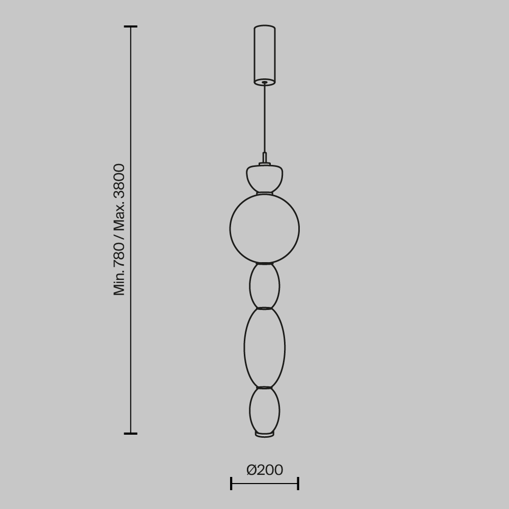 Подвесной светильник Maytoni MOD297PL-L17BS3K - изображение 13
