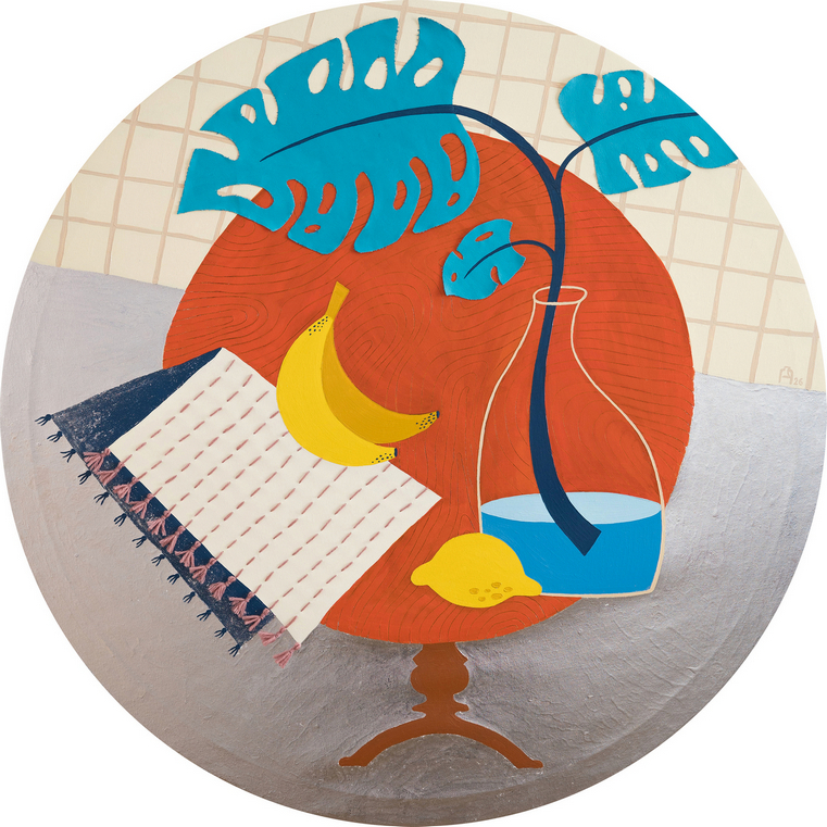 Картина "Завтрак в тропиках" 