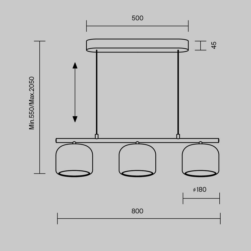 Подвесной светильник Maytoni MOD286PL-L12W3K - изображение 2
