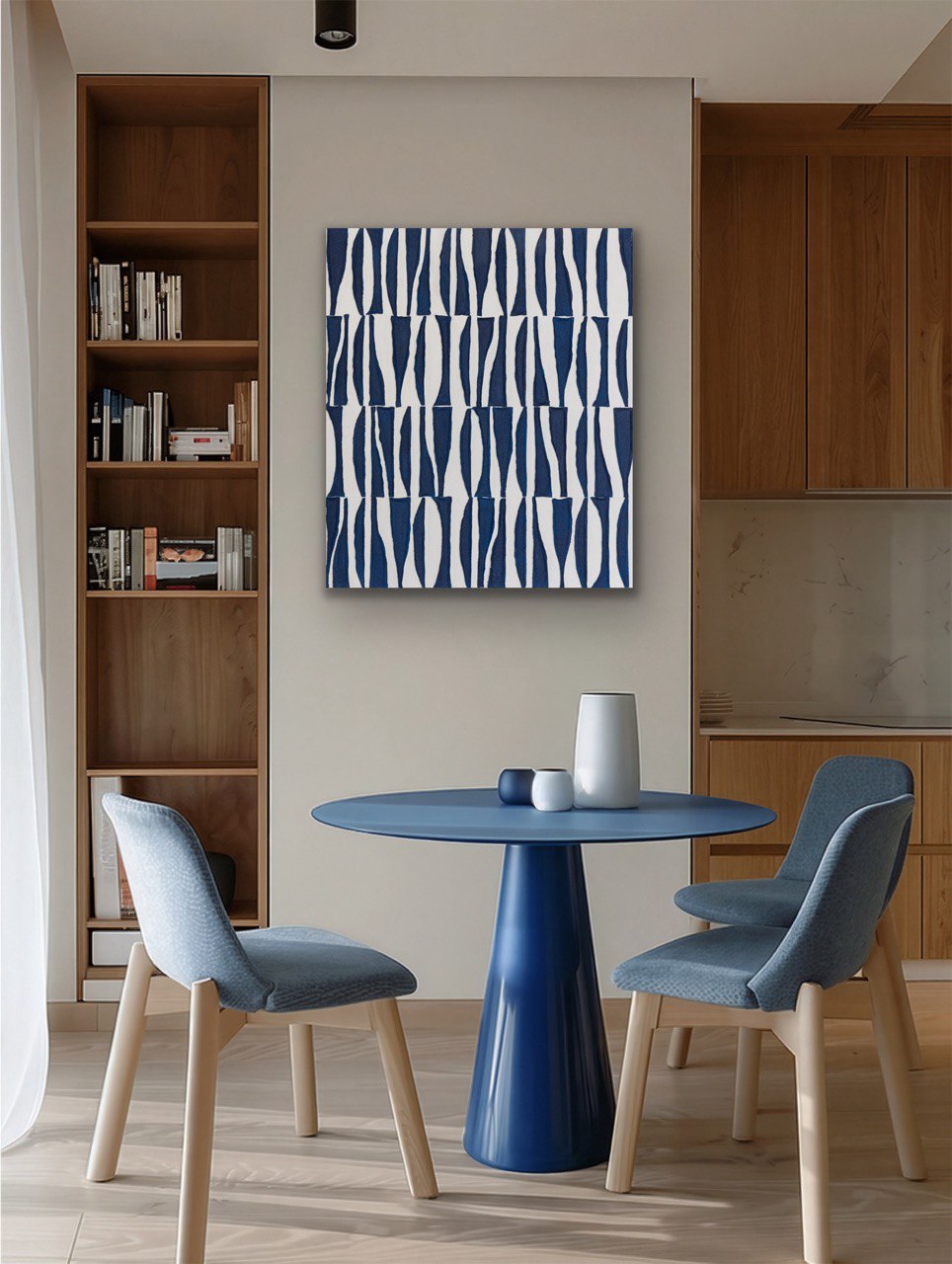 Панно "Танец сине-белый" - изображение 3