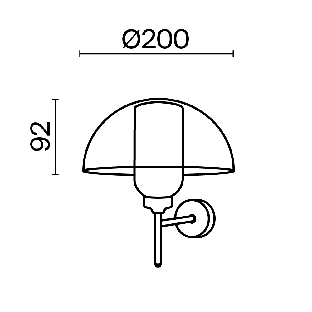 Настенный светильник (бра) Maytoni MOD177WL-01B - изображение 3