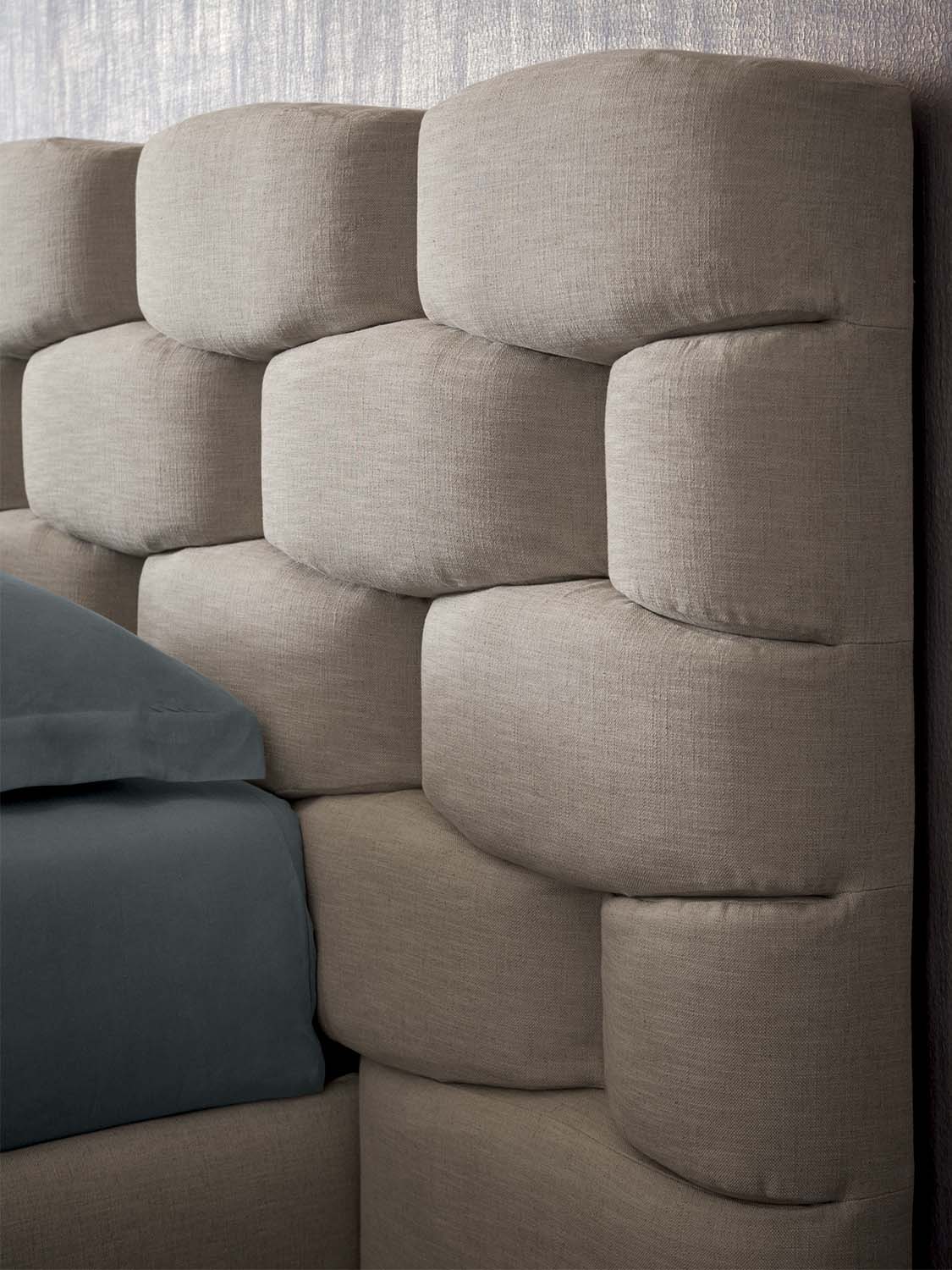 Кровать Majal Wide Headboard by FLOU — дизайнерская мебель, свет и декор Made Sense