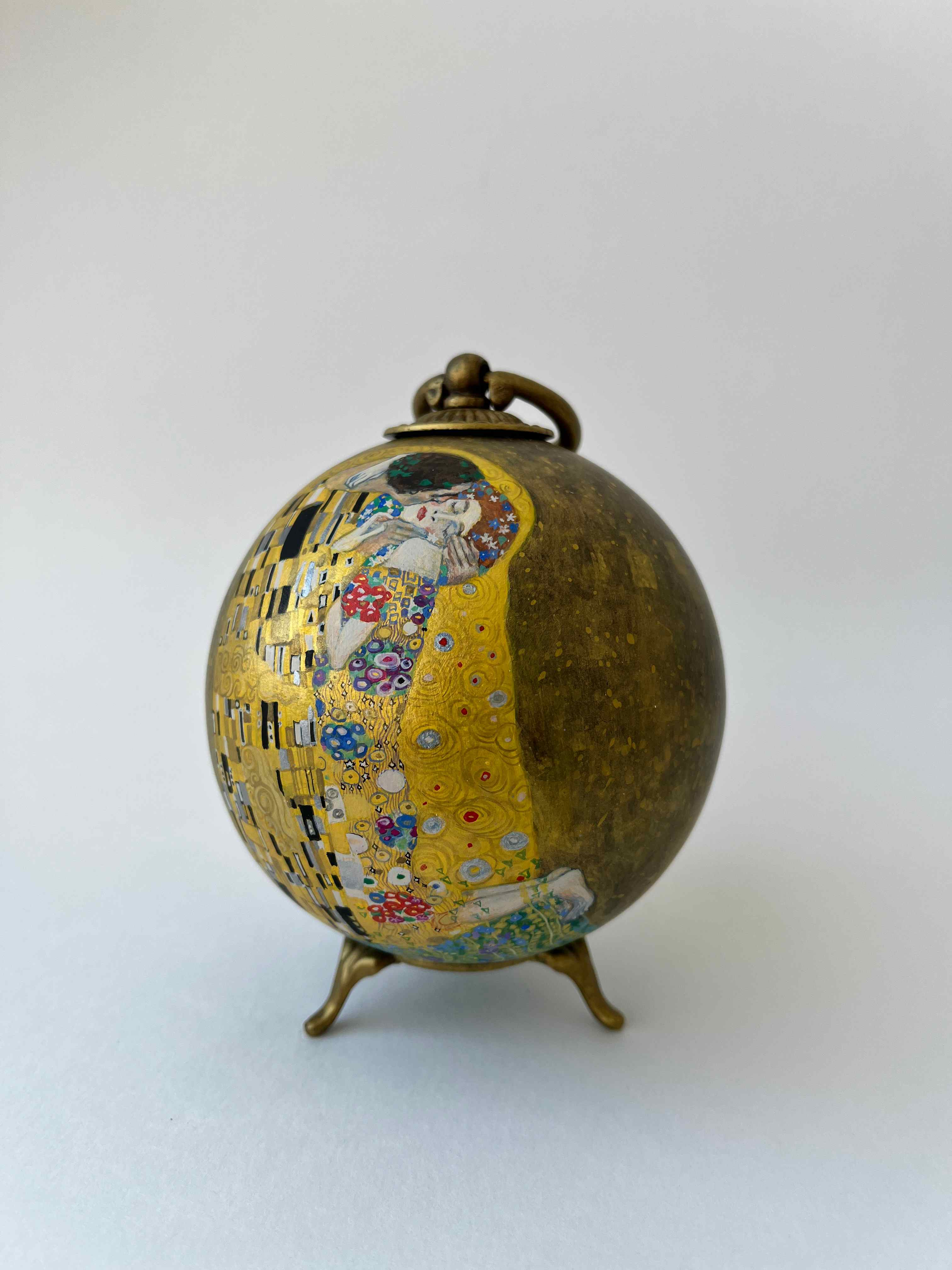 Коллекционный шар по мотивам картины Густава Климта «Поцелуй» - изображение 6